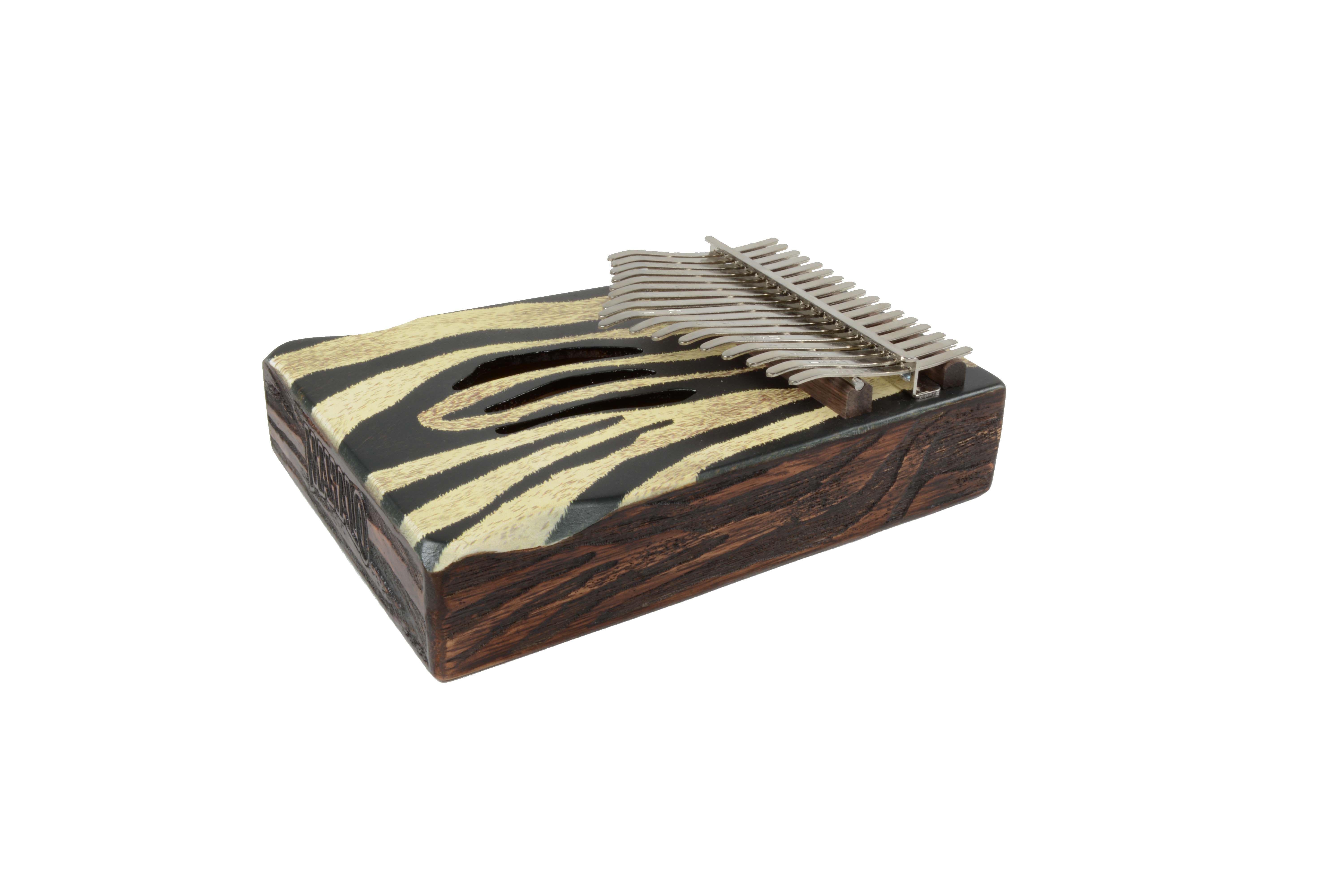 Mahalo Kalimba Zebra Design Key of C with Bag