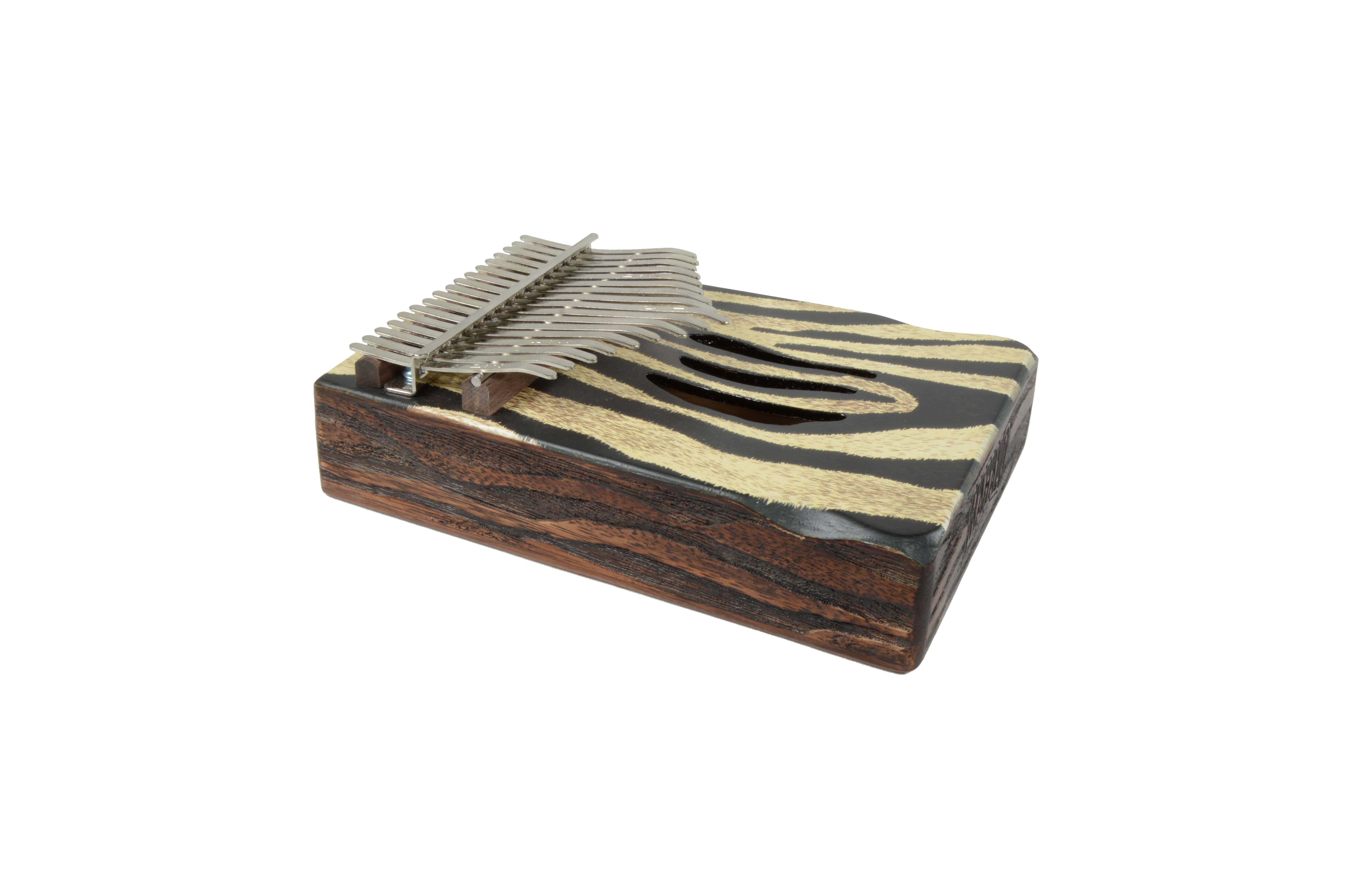 Mahalo Kalimba Zebra Design Key of C with Bag