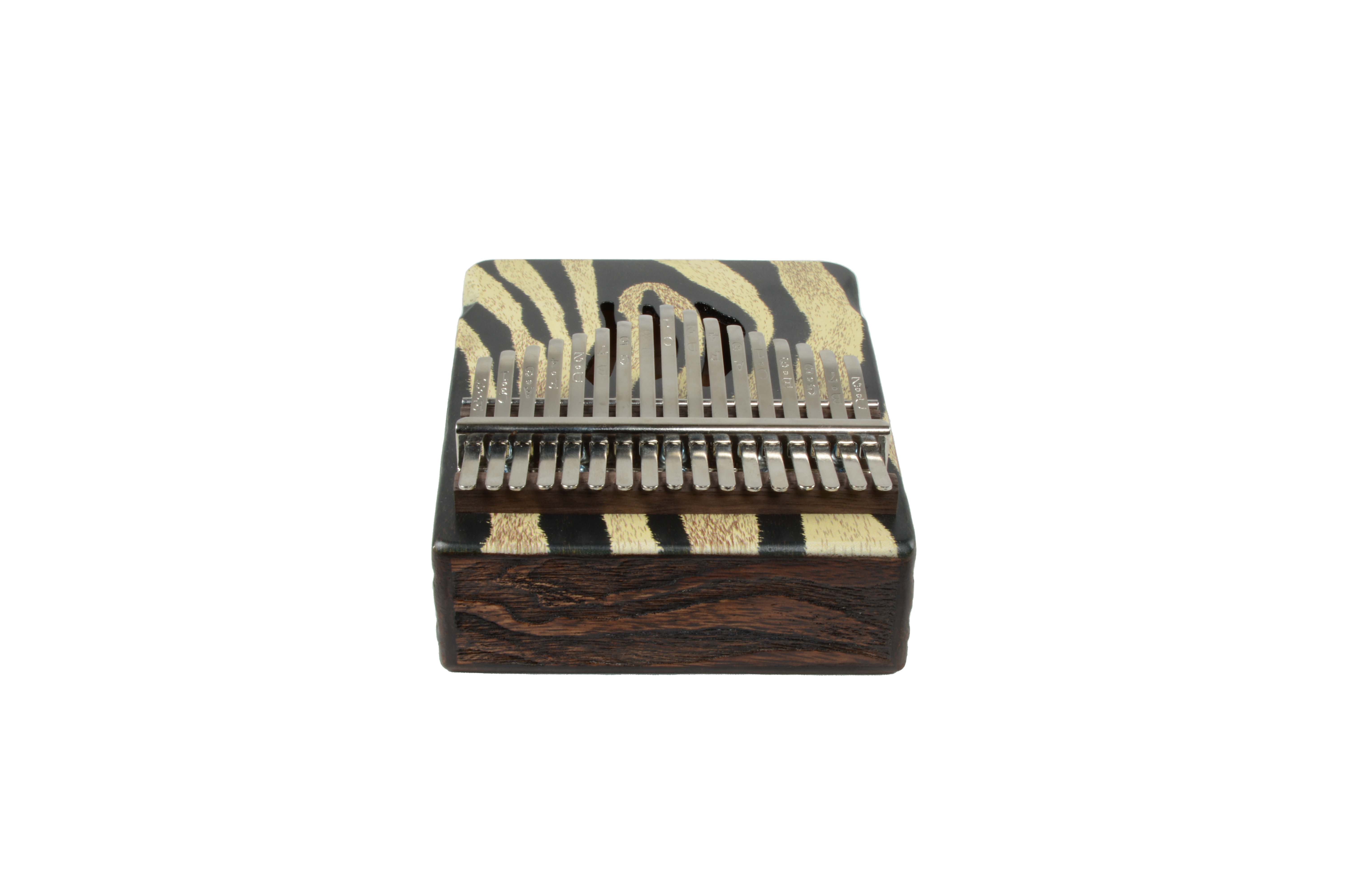 Mahalo Kalimba Zebra Design Key of C with Bag