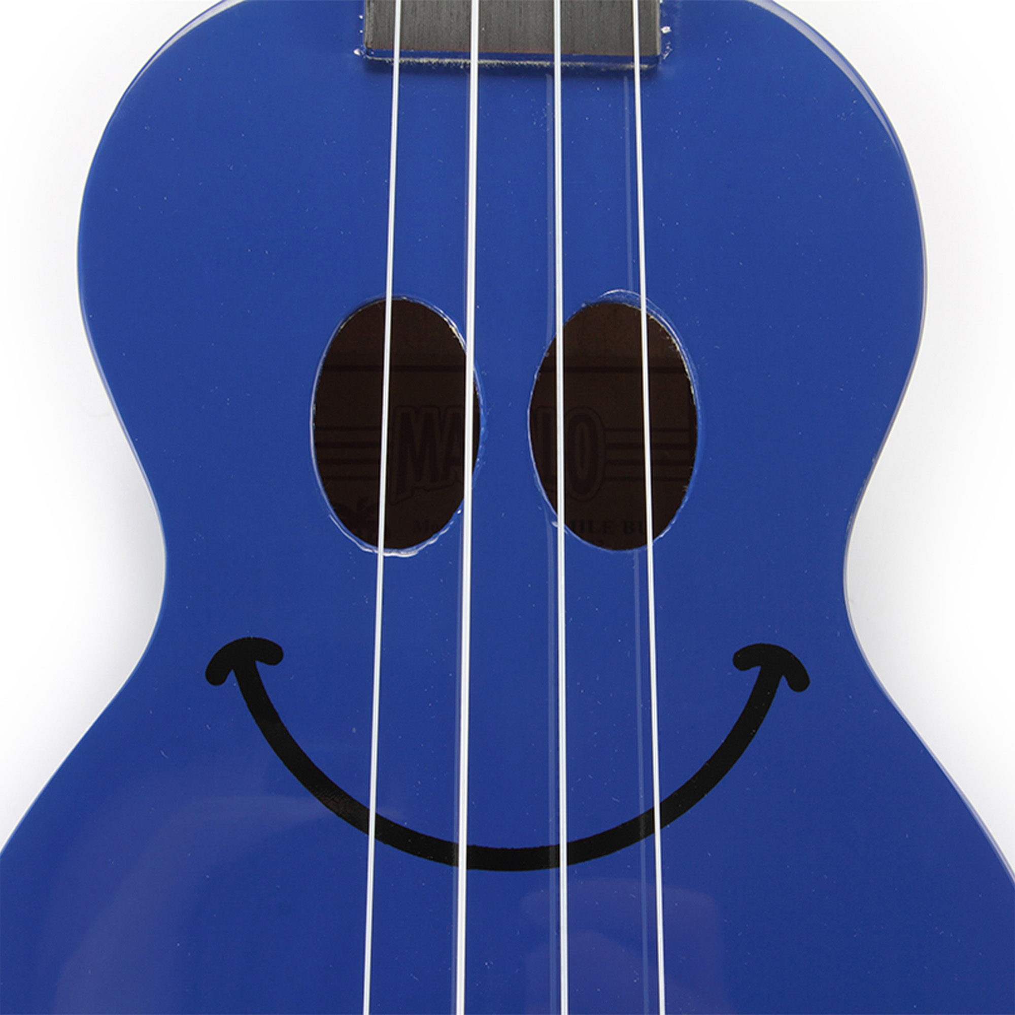 Mahalo Ukulele Soprano U-Smile Series Blue with Bag