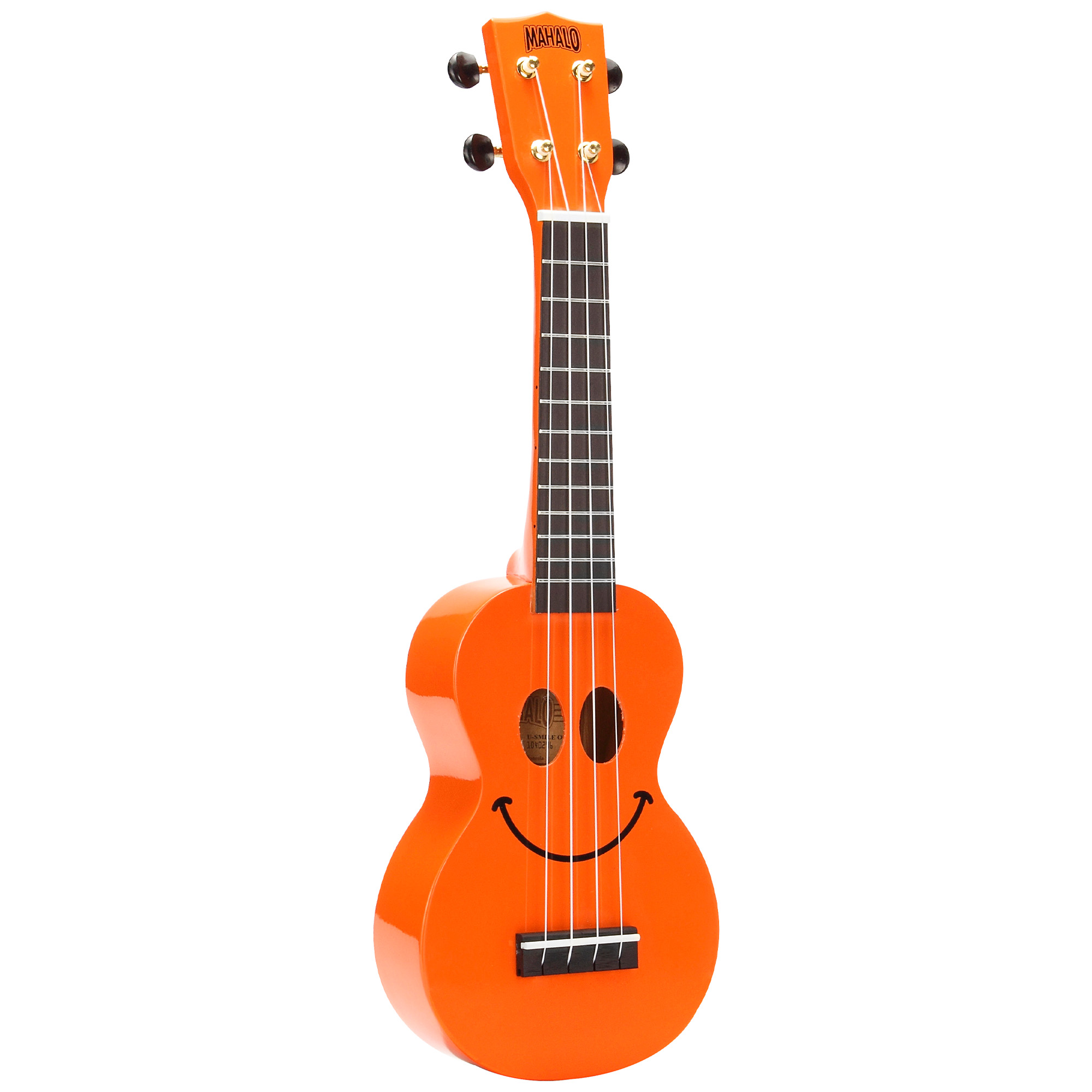 Mahalo Ukulele Soprano U-Smile Series Orange with Bag