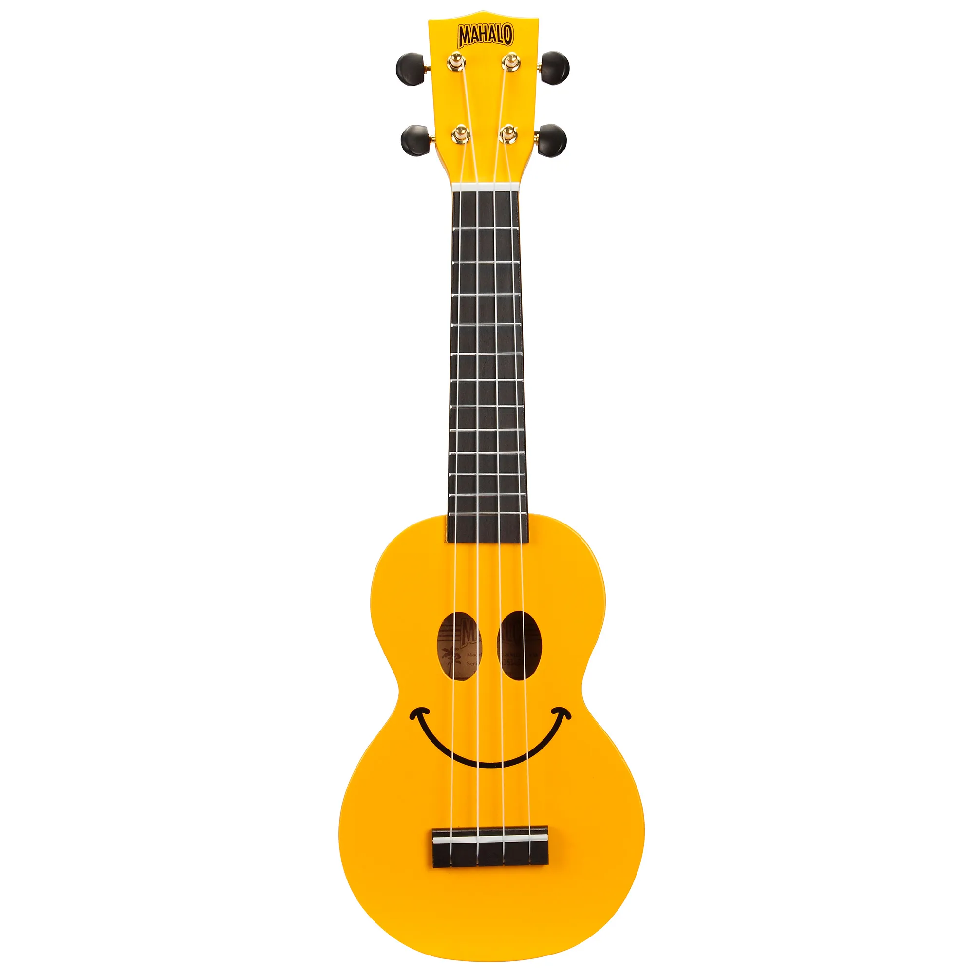 Mahalo U-Smile Series Electric Soprano Ukulele Yellow with Bag
