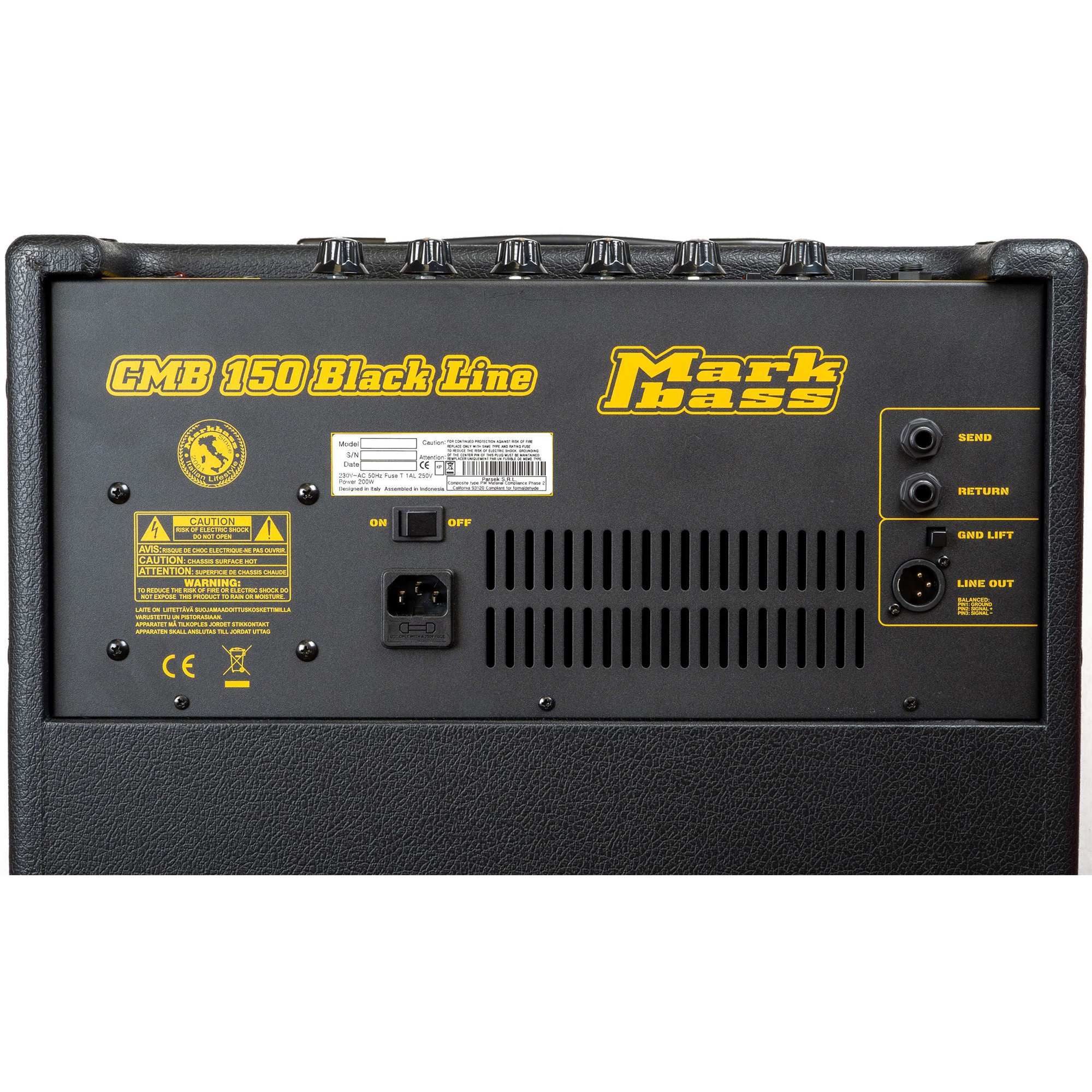Mark Bass CMB 151 BlackLine 1x15" Bass Combo - 150W