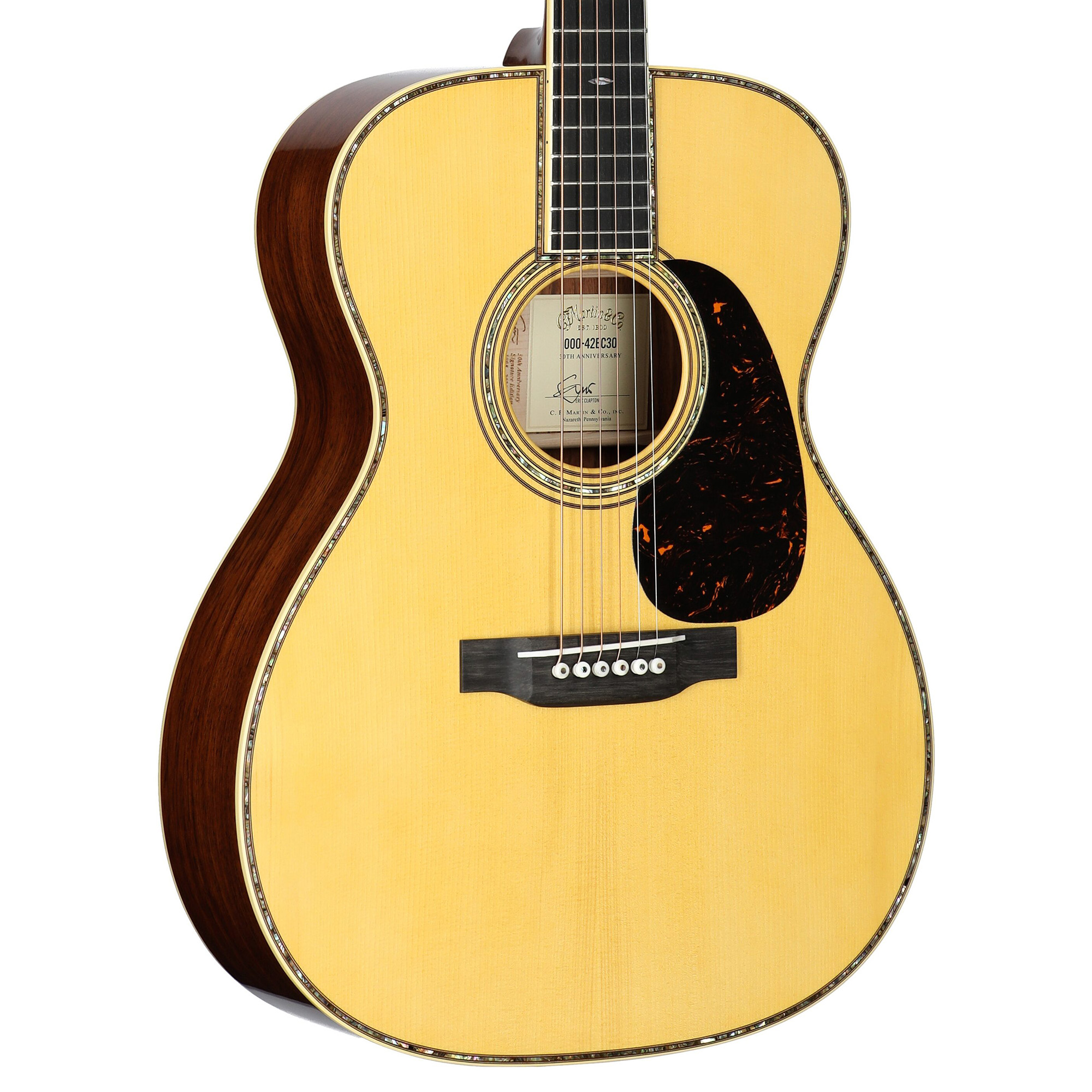 Martin 000-42EC Eric Clapton 30th Anniversary Acoustic Guitar - Natural (PRE ORDER)