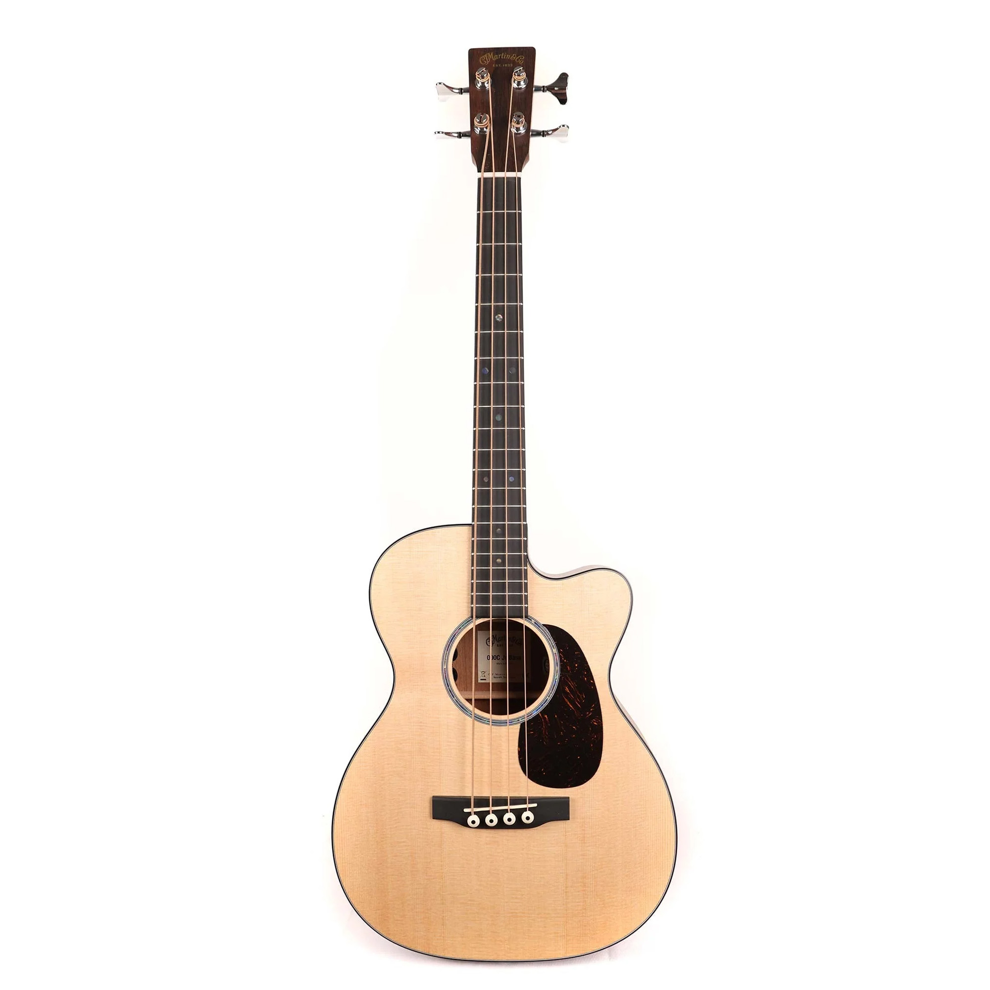 Martin 000C Jr-E Bass Acoustic Electric Bass 4 String Guitar - Natural