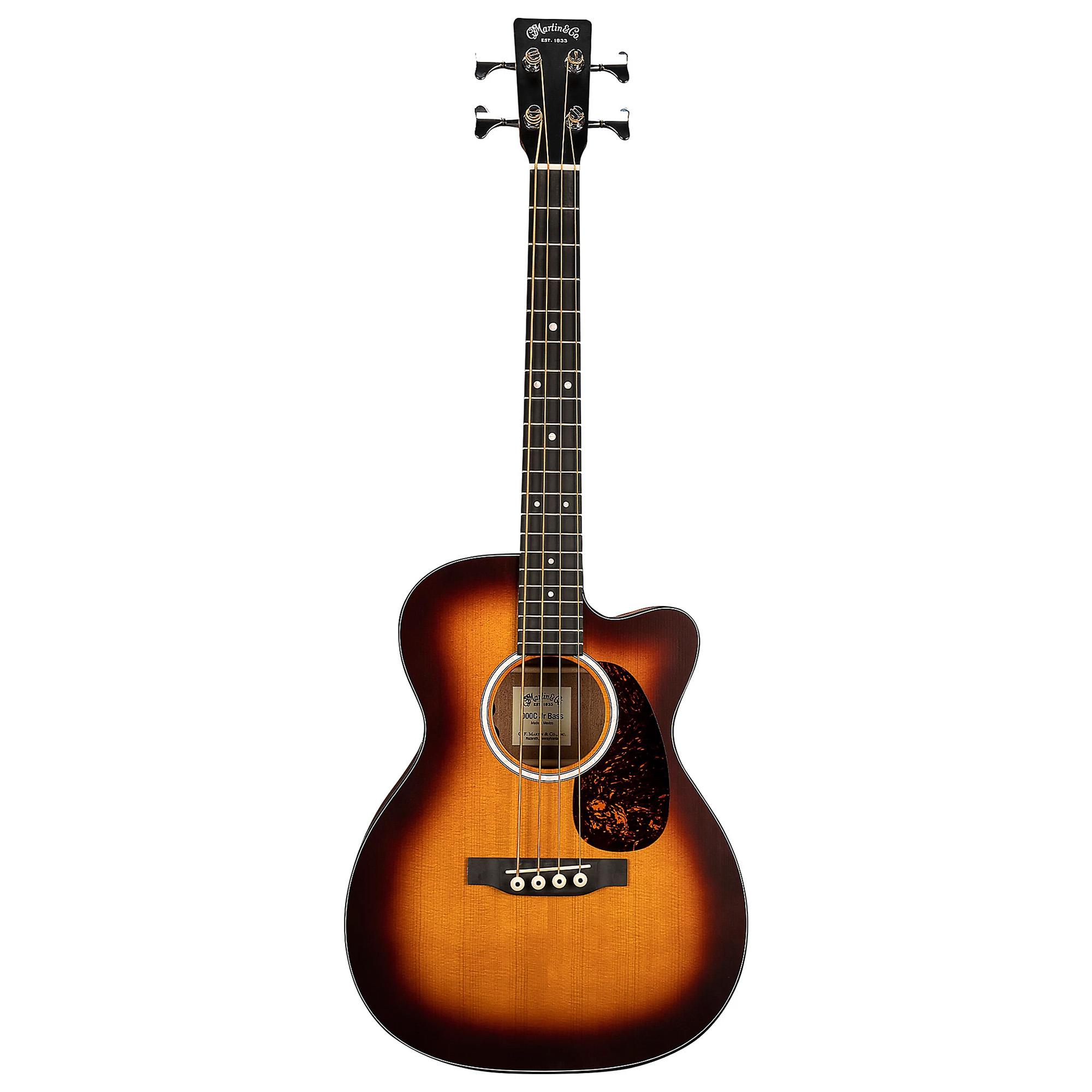 Martin 000C Jr-E BassAcoustic Electric Bass 4 String Guitar - Burst