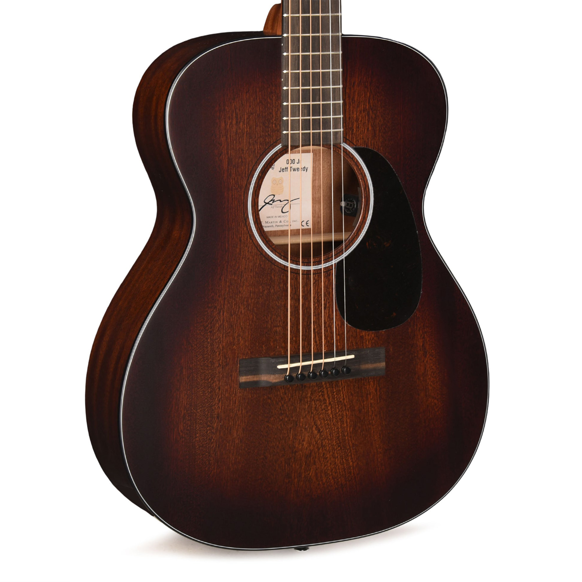 Martin 000 Jr E Jeff Tweedy Acoustic Guitar - Tweedy Burst