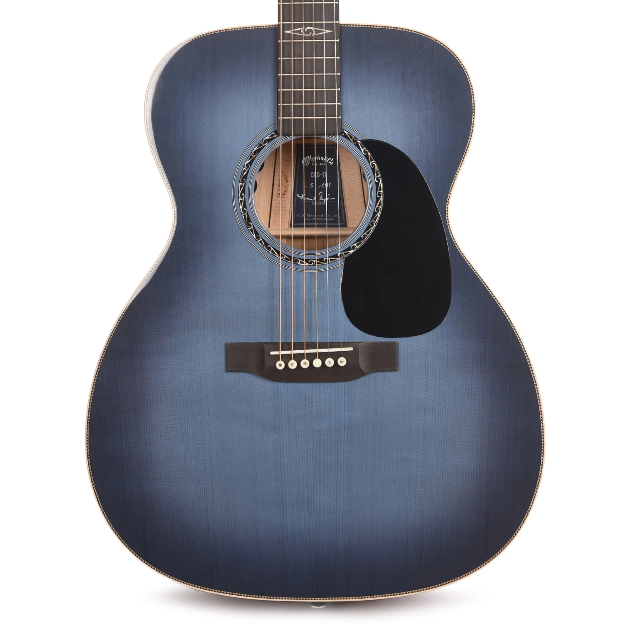 Martin CEO11 Acoustic Electric Guitar - New Horizons Blue Burst