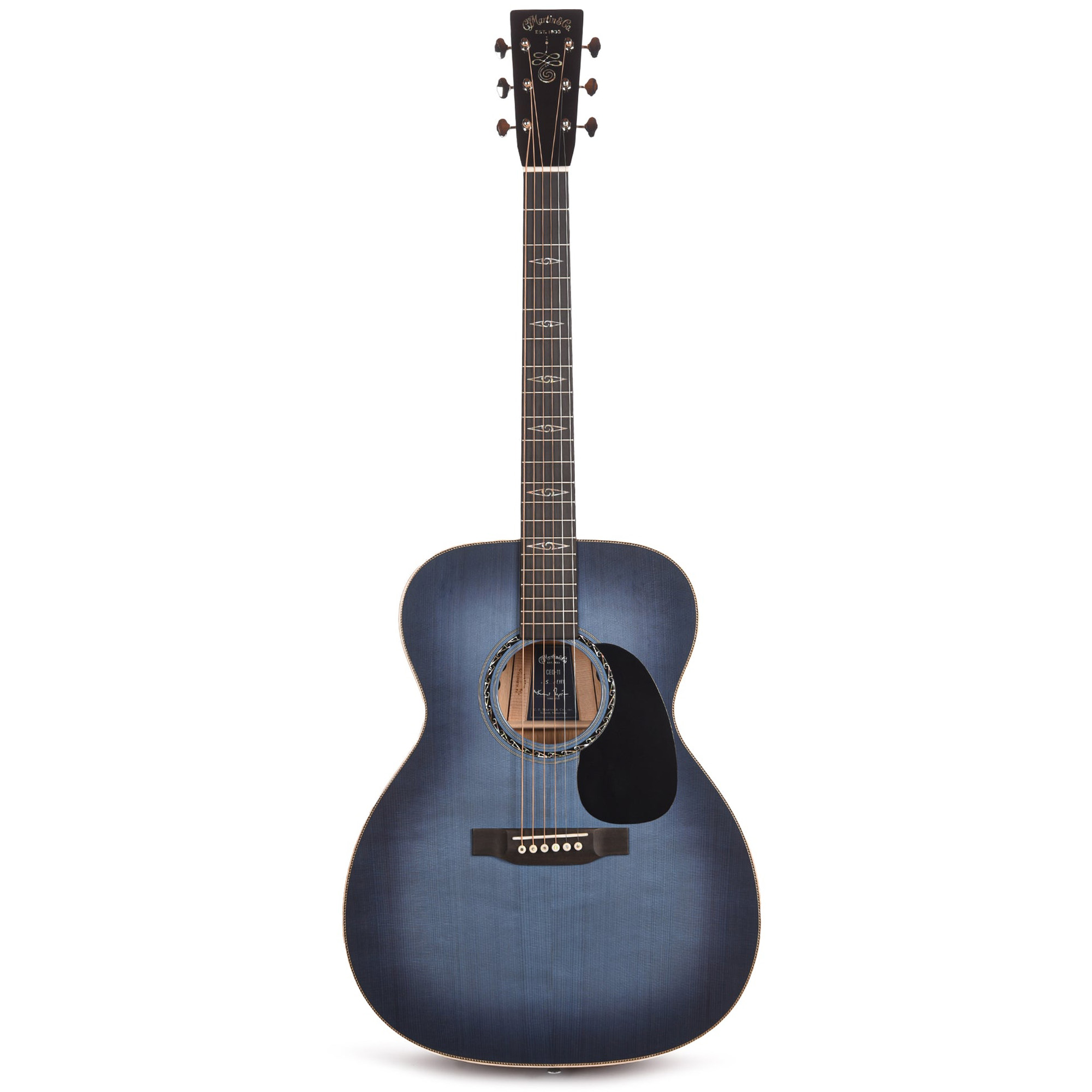 Martin CEO11 Acoustic Electric Guitar - New Horizons Blue Burst