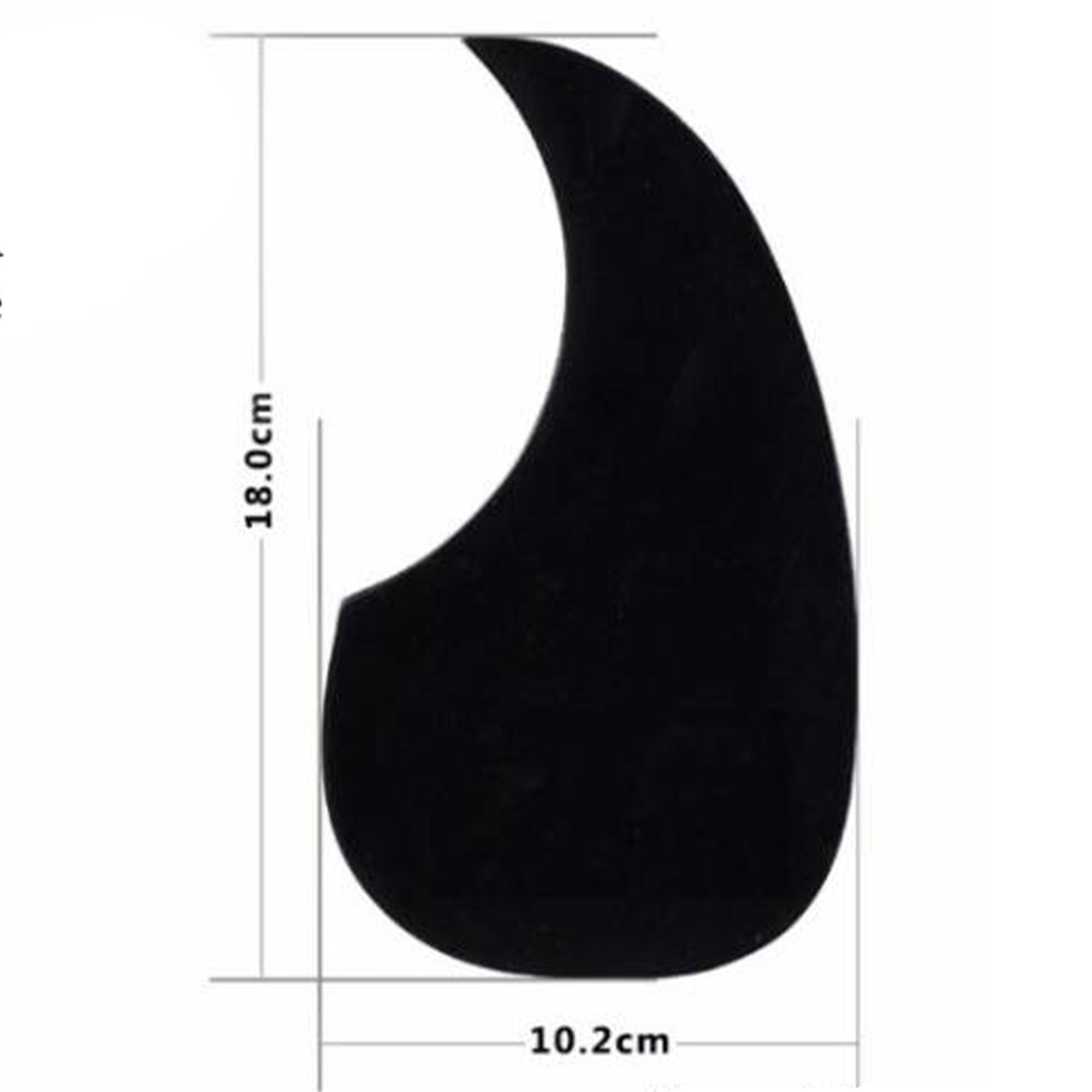 Martin Accessories Pickguard Black - Oversize