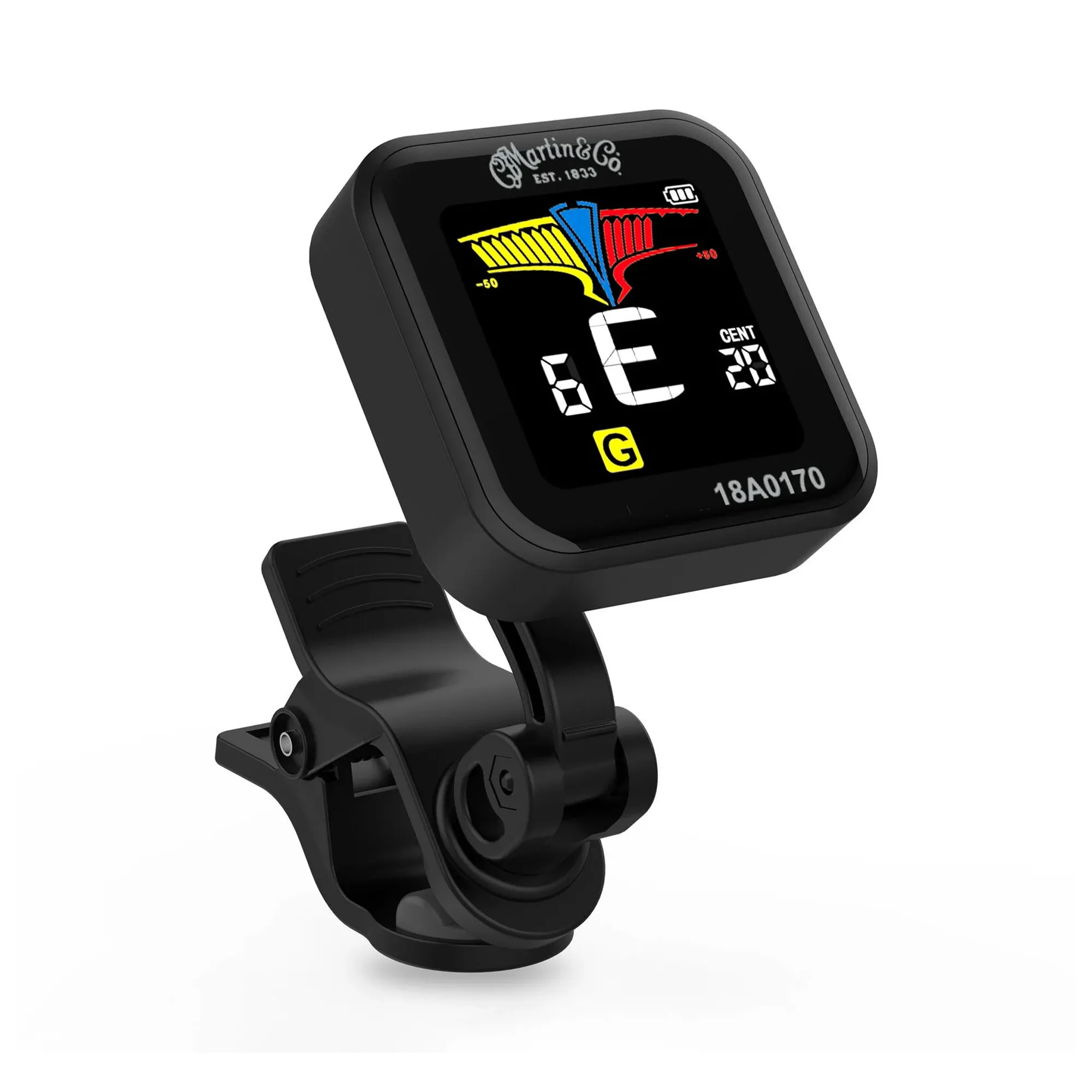 Martin Accessories Rechargeable Clip-On Tuner