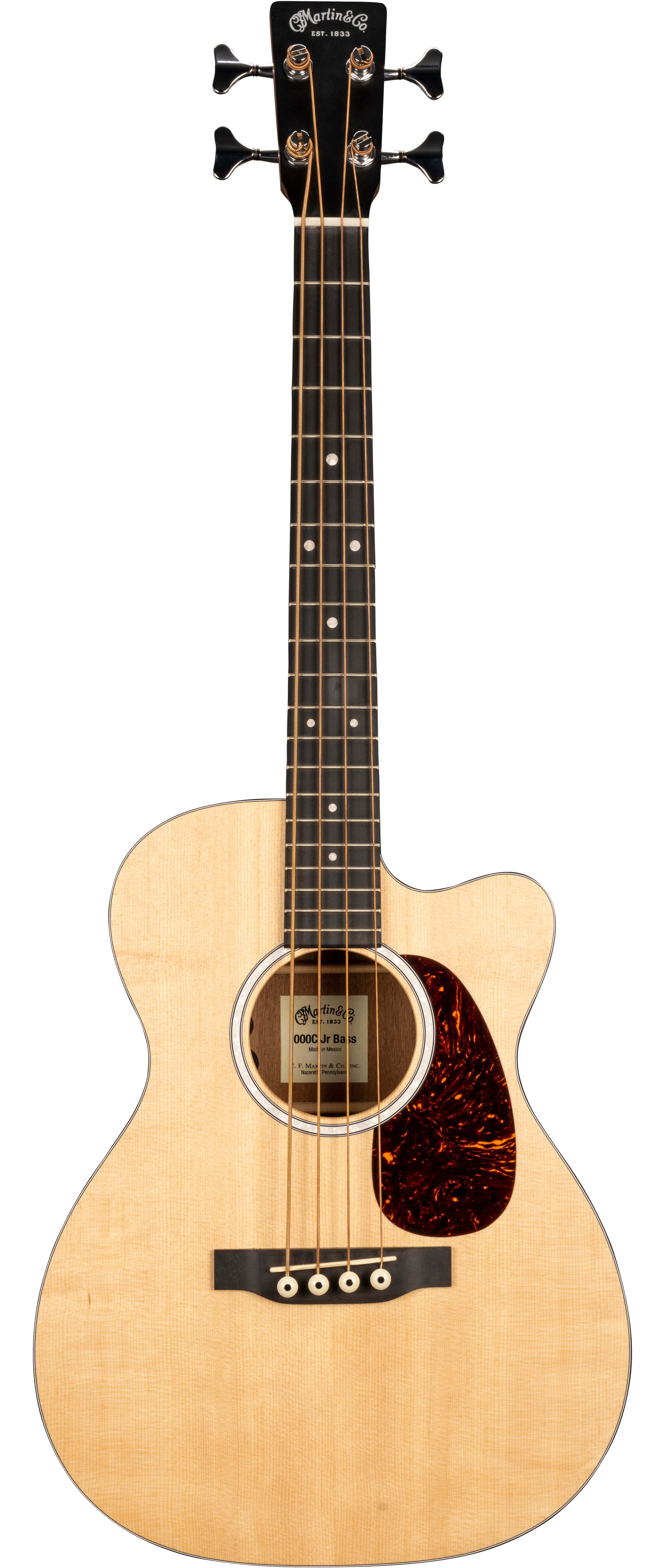 Martin Guitar Acoustic Electric Bass 4 String Satin - Natural