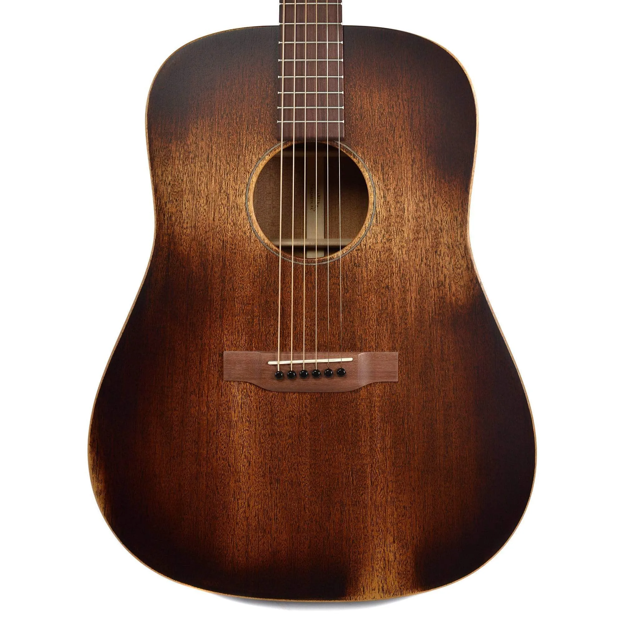Martin D15M Street Master Dreadnought Guitar - Distressed Burst