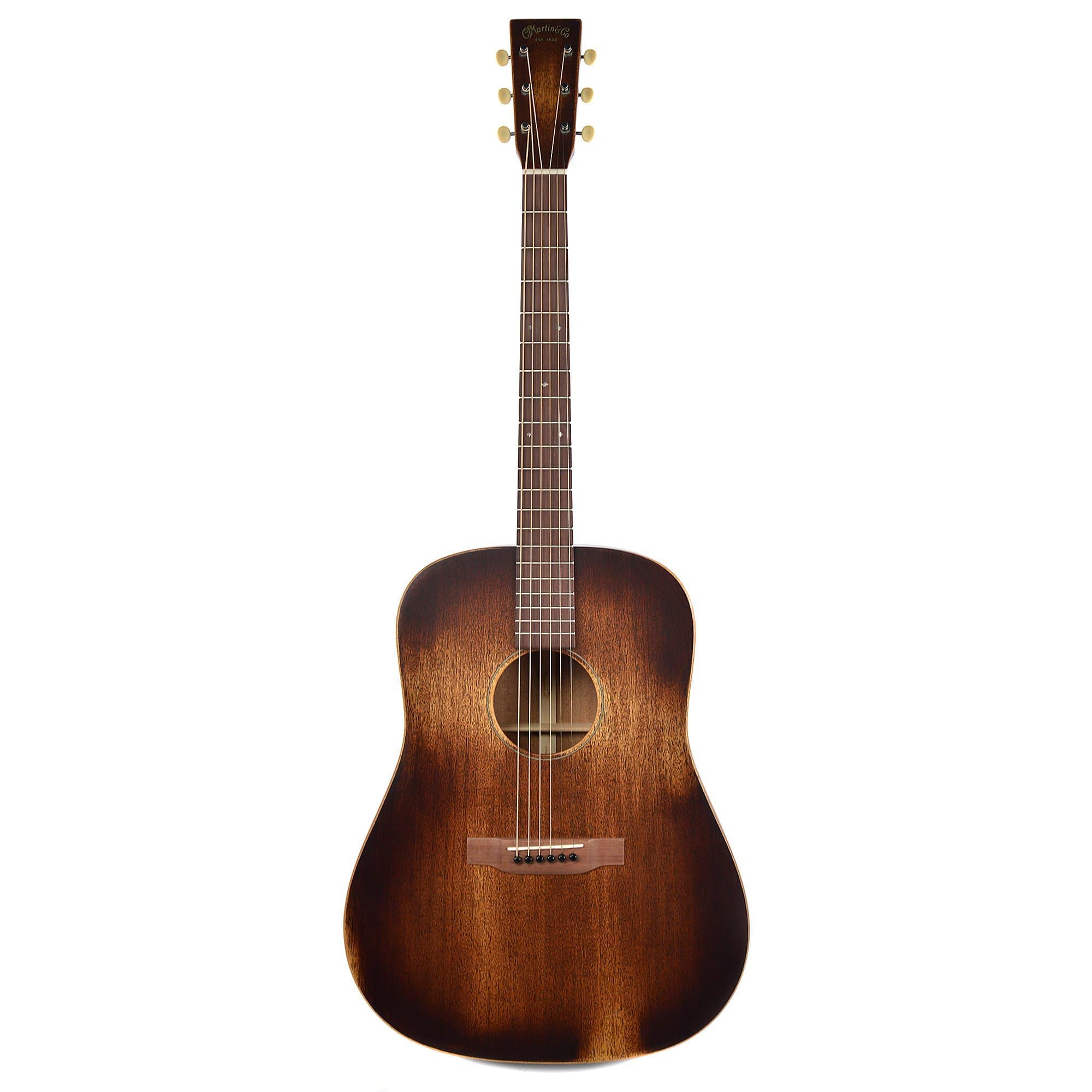 Martin D15M Street Master Dreadnought Guitar - Distressed Burst