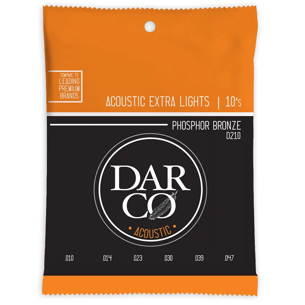 Martin Strings Darco Acoustic Guitar Set 92/8 Phosphor Bronze Extra Light - 0.10 - 0.47