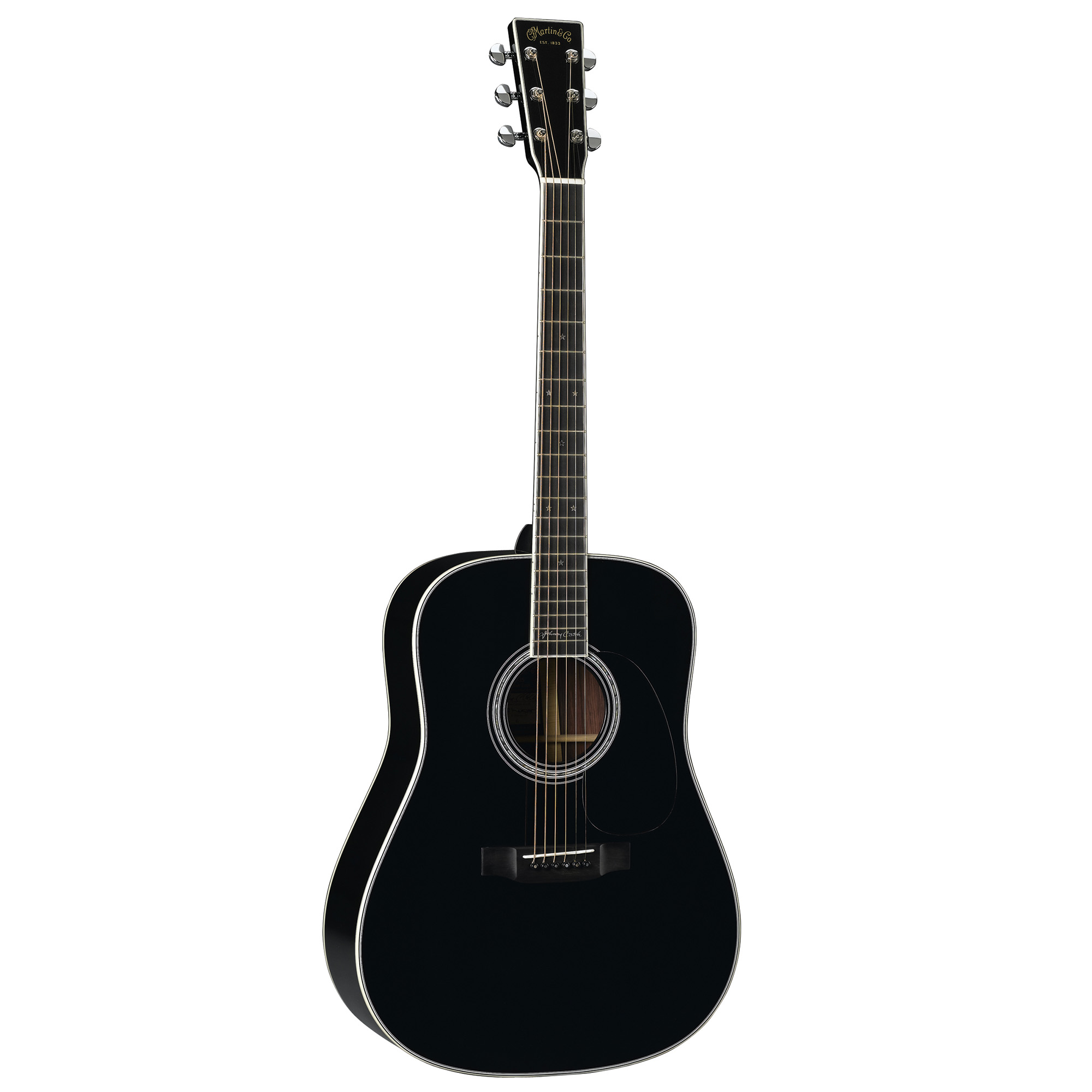 Martin D35 Johnny Cash Signature Model Acoustic Dreadnought Guitar - Black (PRE ORDER)