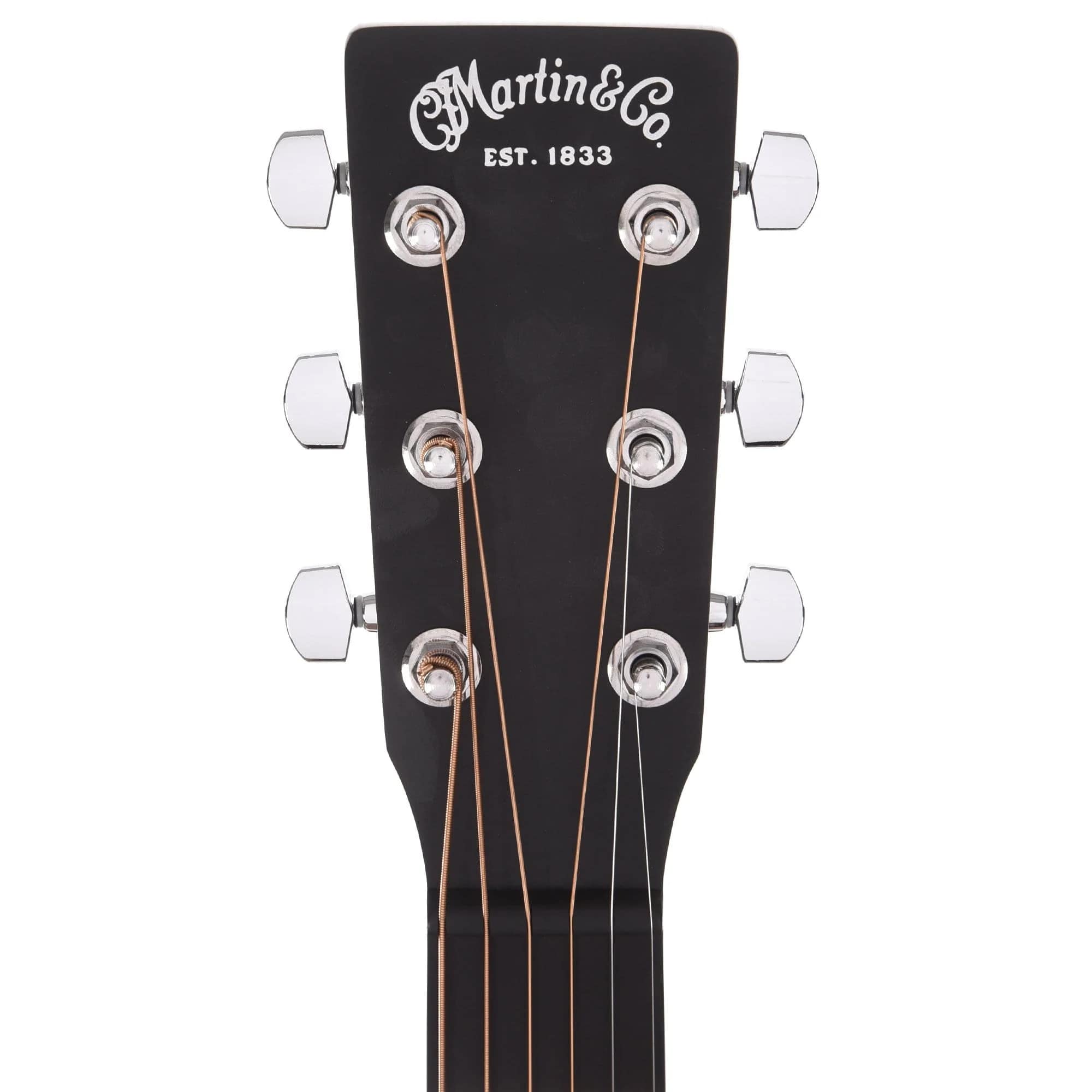 Martin Signature Series Guitar DX Johnny Cash Dreadnought Acoustic Electric - Jett Black
