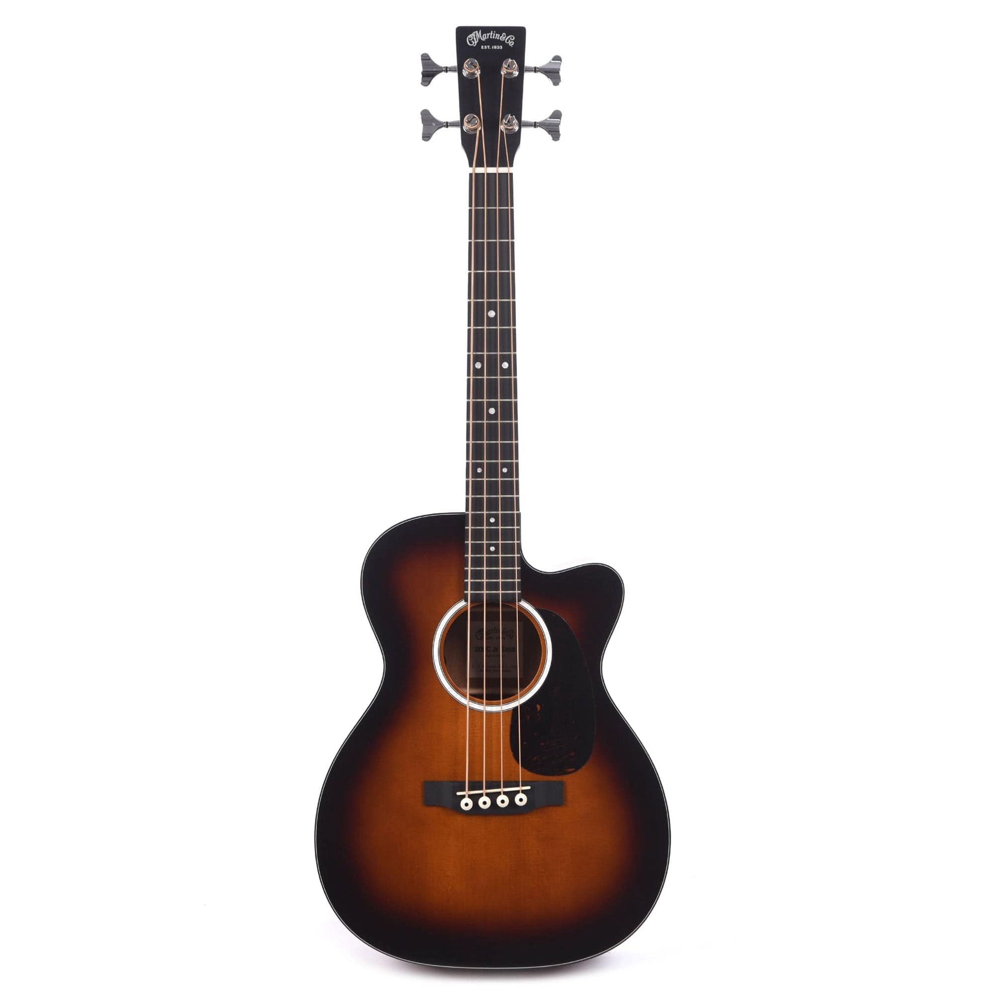 Martin 000CJR-10E Jr-E Acoustic Electric Bass Guitar - Burst