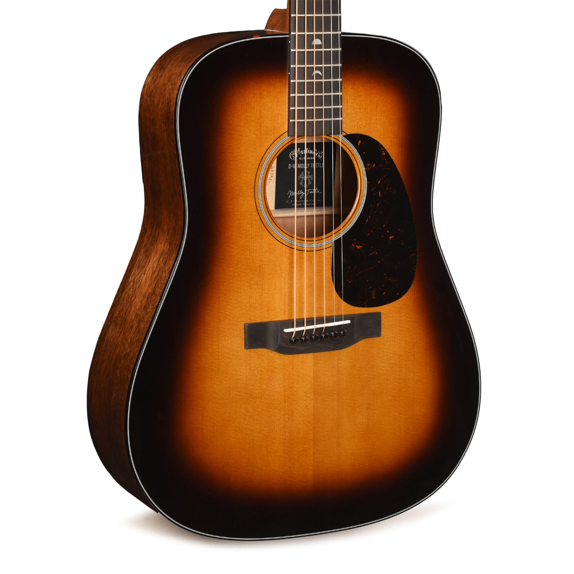 Martin D-18 Molly Tuttle Custom Special Edition Acoustic Guitar - Vintage Sunburst
