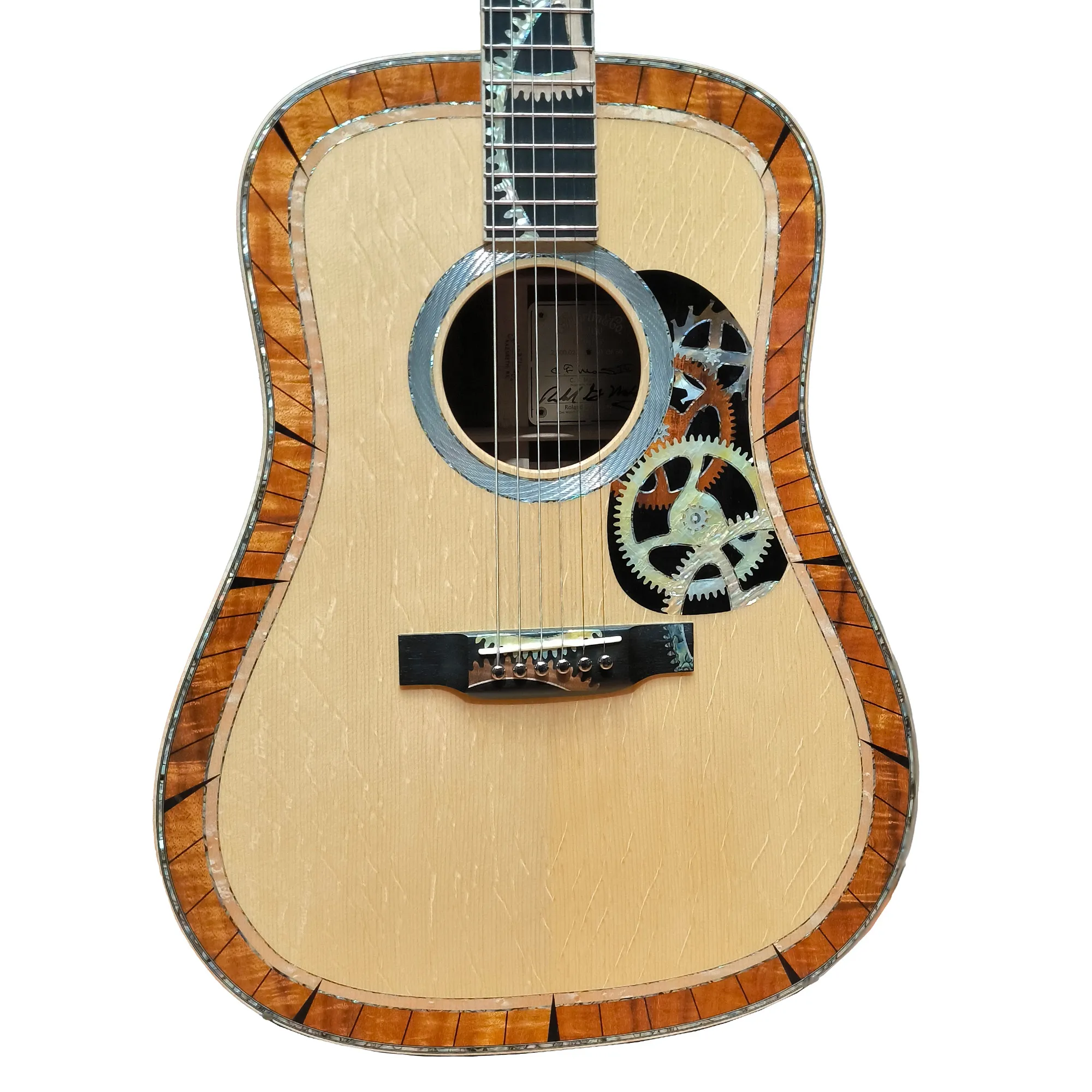 Martin D200 Deluxe Dreadnought Acoustic Guitar (Pre-Order) - Brazilian Rosewood - Includes Wearable Wristwatch from RGM and Martin Aluminum Hard Shell Case (PRE ORDER)