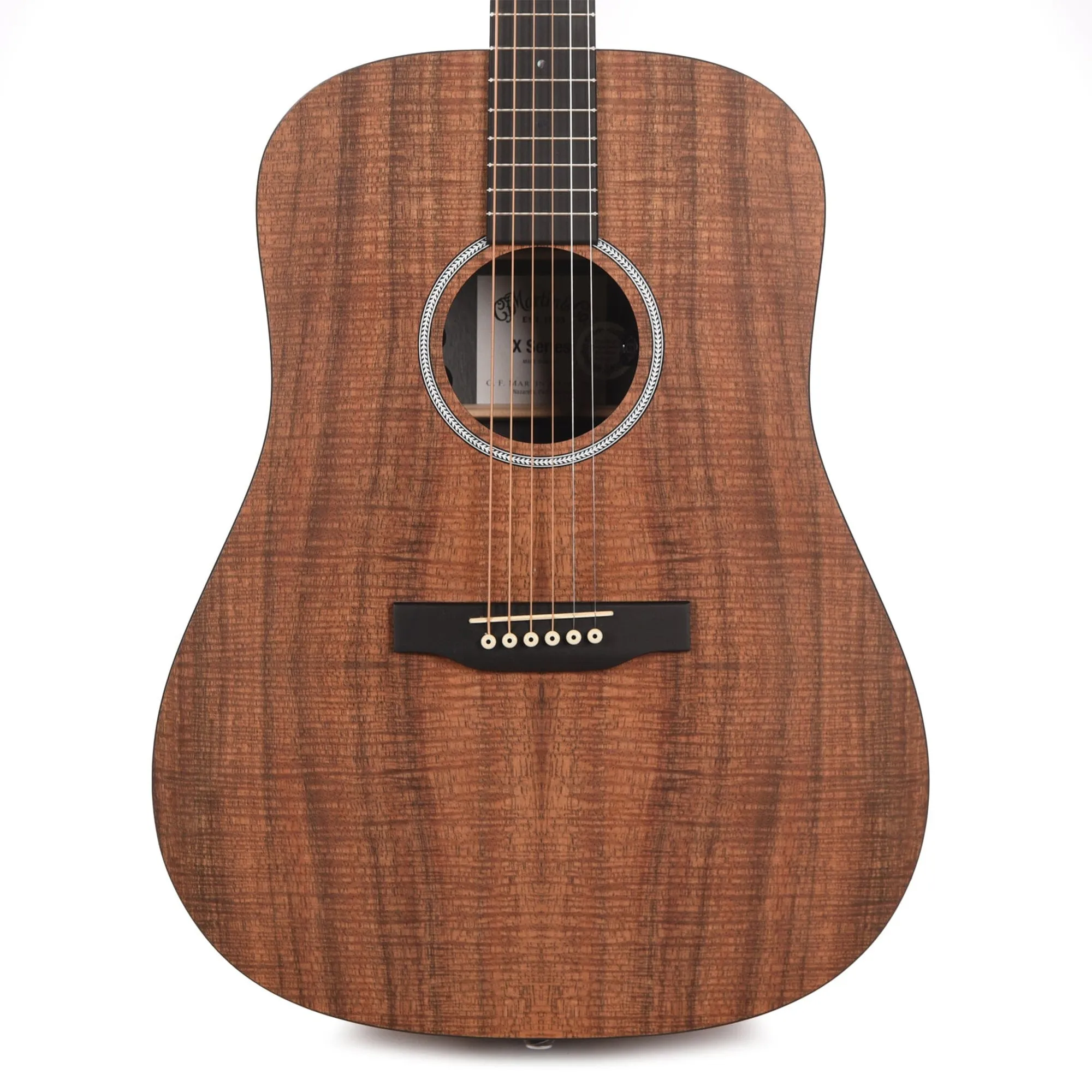 Martin DX1E Dreadnought Acoustic Electric Guitar - Figured Koa