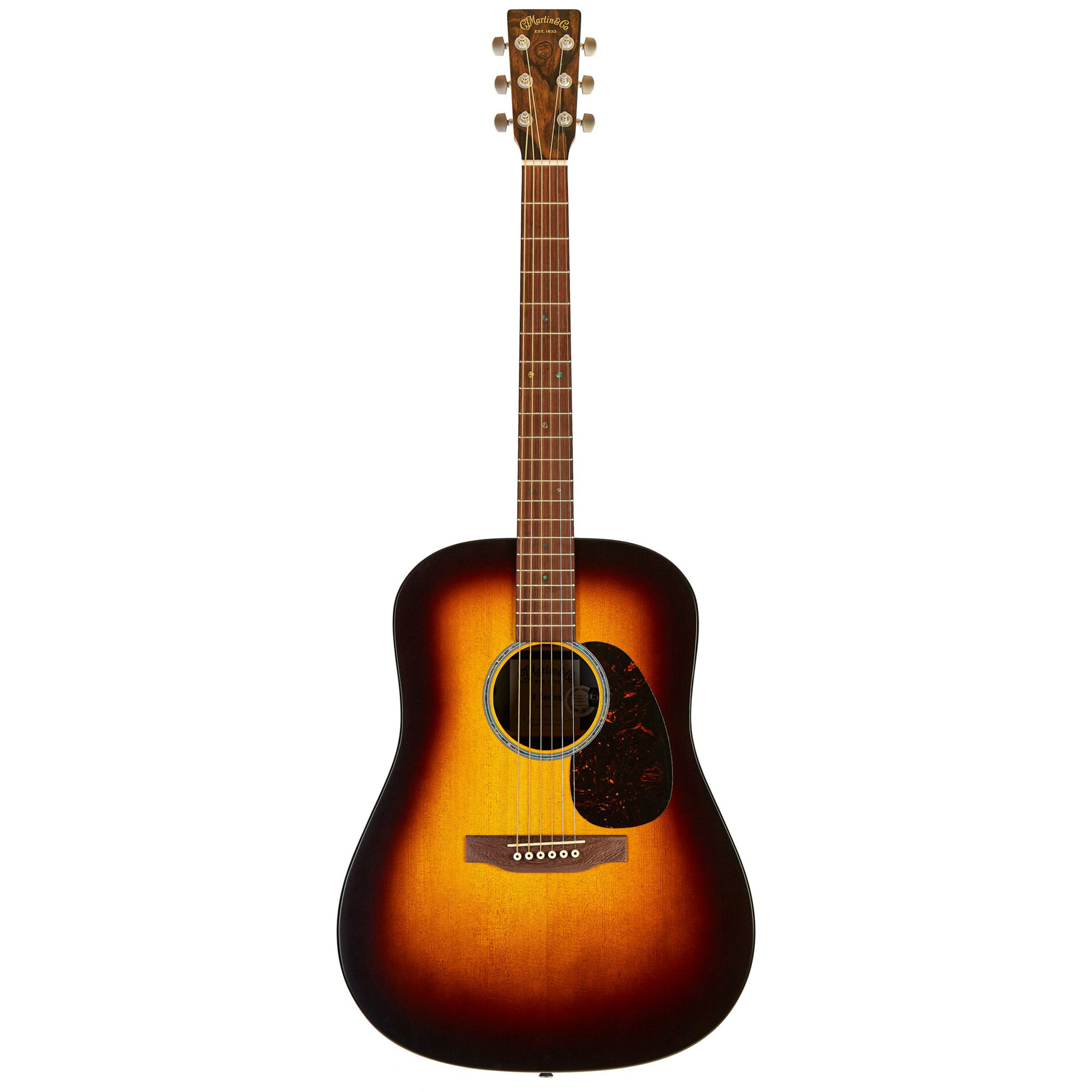 Martin D-X2E Dreadnought Acoustic Electric Guitar - Ziricote Burst