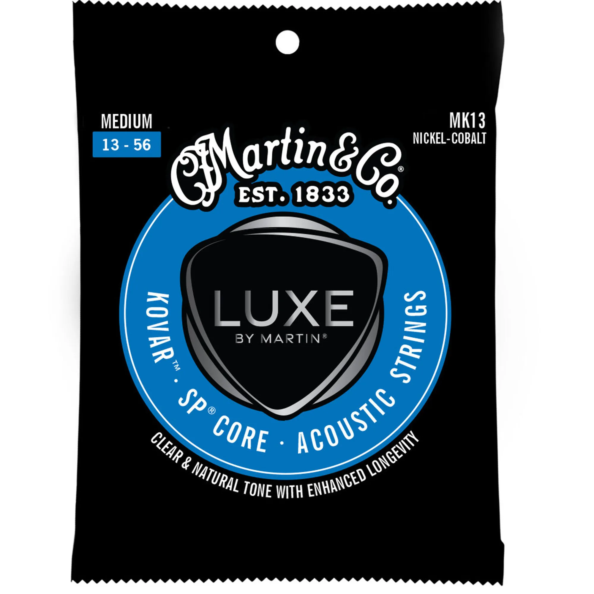 Martin Strings Luxe Kovar Acoustic Guitar Set Nickel  - Medium .013-.056