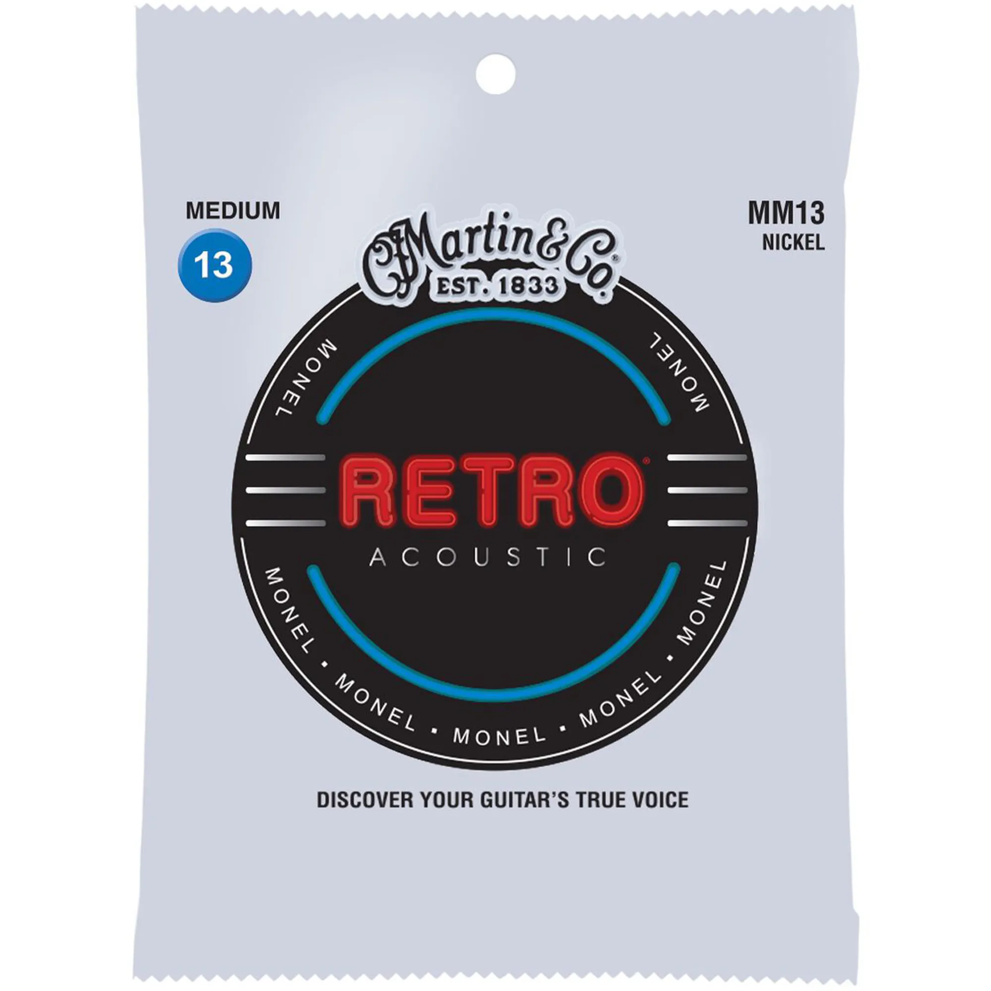 Martin Strings Retro® Acoustic Guitar Set Medium - 0.13 - 0.56