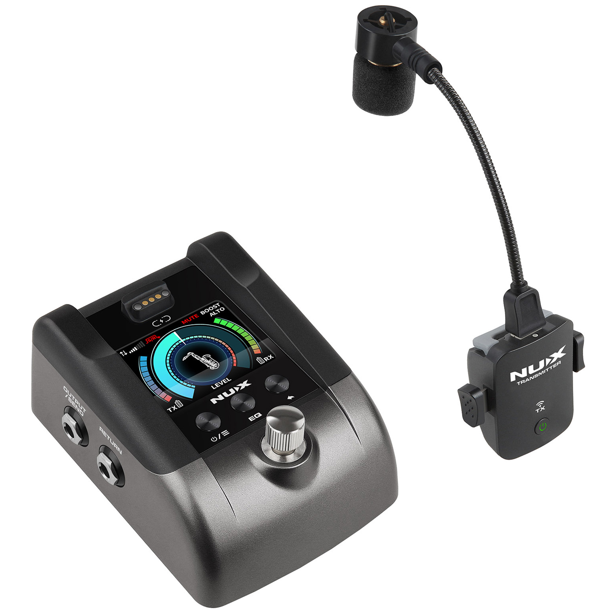 NUX B-6 Pro Wireless System for Brass/Wind Instruments 2.4 GHz - 3 Years Warranty