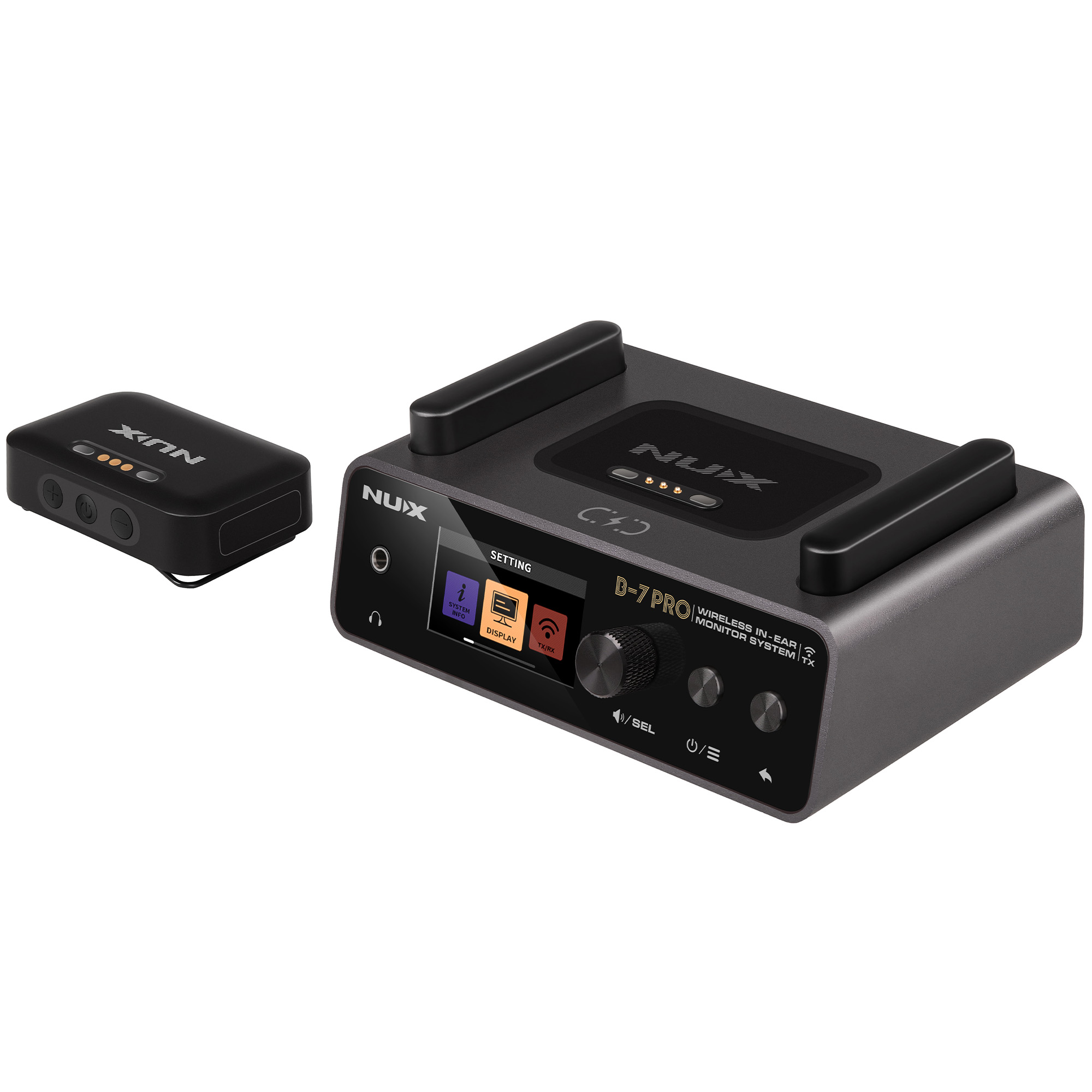 NUX B-7 PRO Wireless In-ear Monitoring System 2.4GHz - 3 Years Warranty
