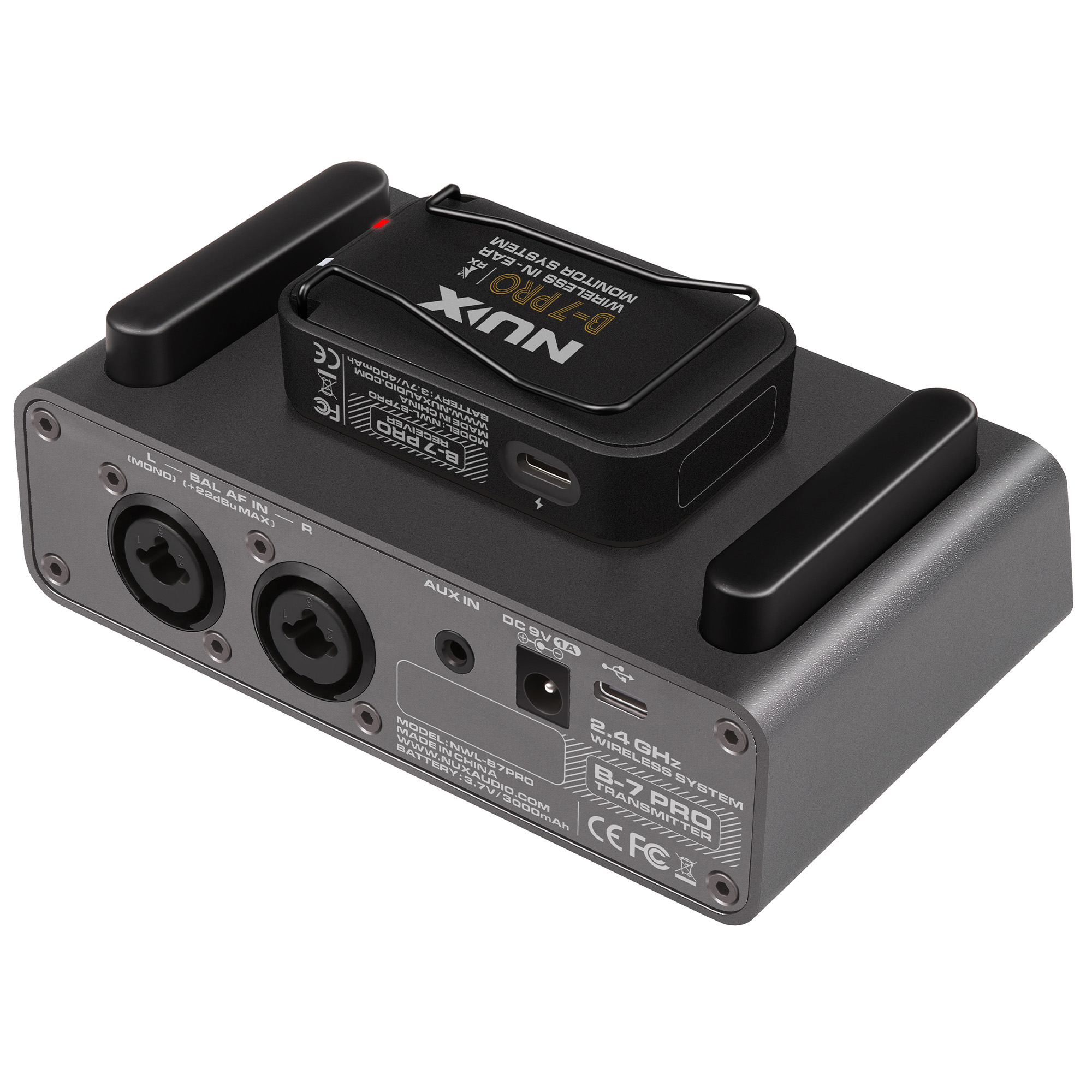 NUX B-7 PRO Wireless In-ear Monitoring System 2.4GHz - 3 Years Warranty