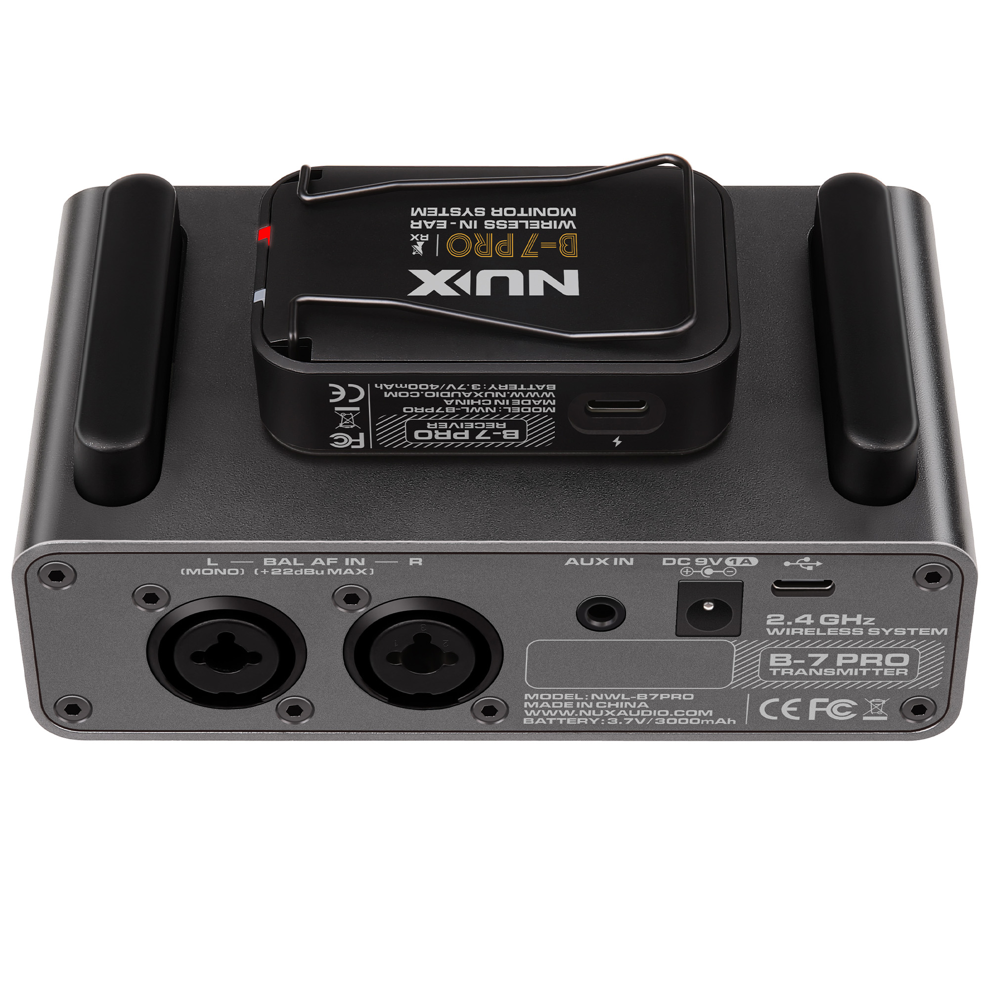 NUX B-7 PRO Wireless In-ear Monitoring System 2.4GHz - 3 Years Warranty