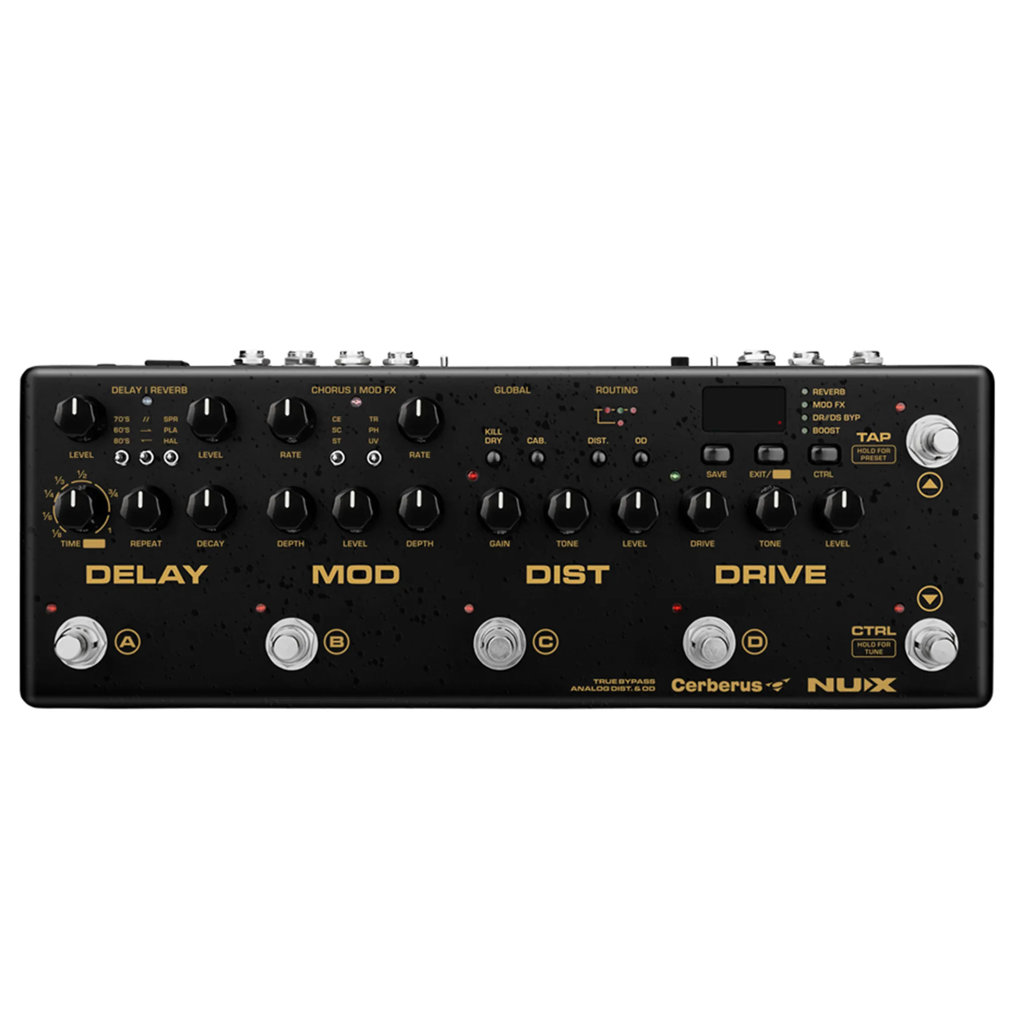 NUX Cerberus Integrated Guitar Effects & Controller - 3 Years Warranty