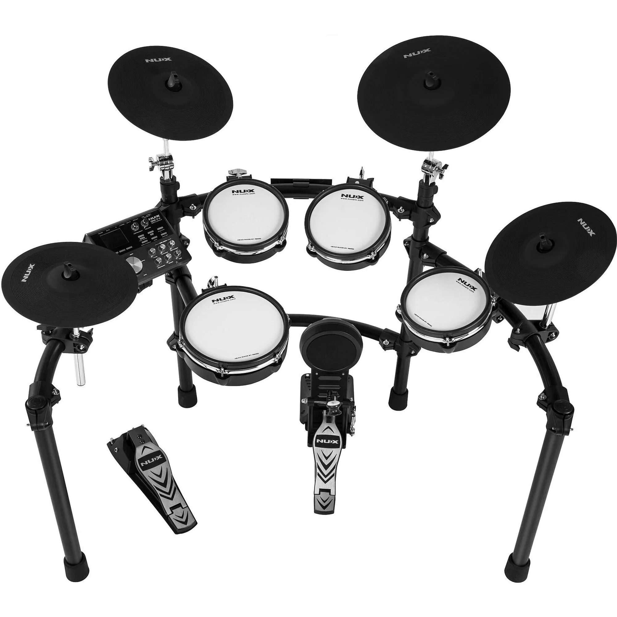 NUX DM-7X All Mesh Head Digital Drum Kit - 3 Years Warranty