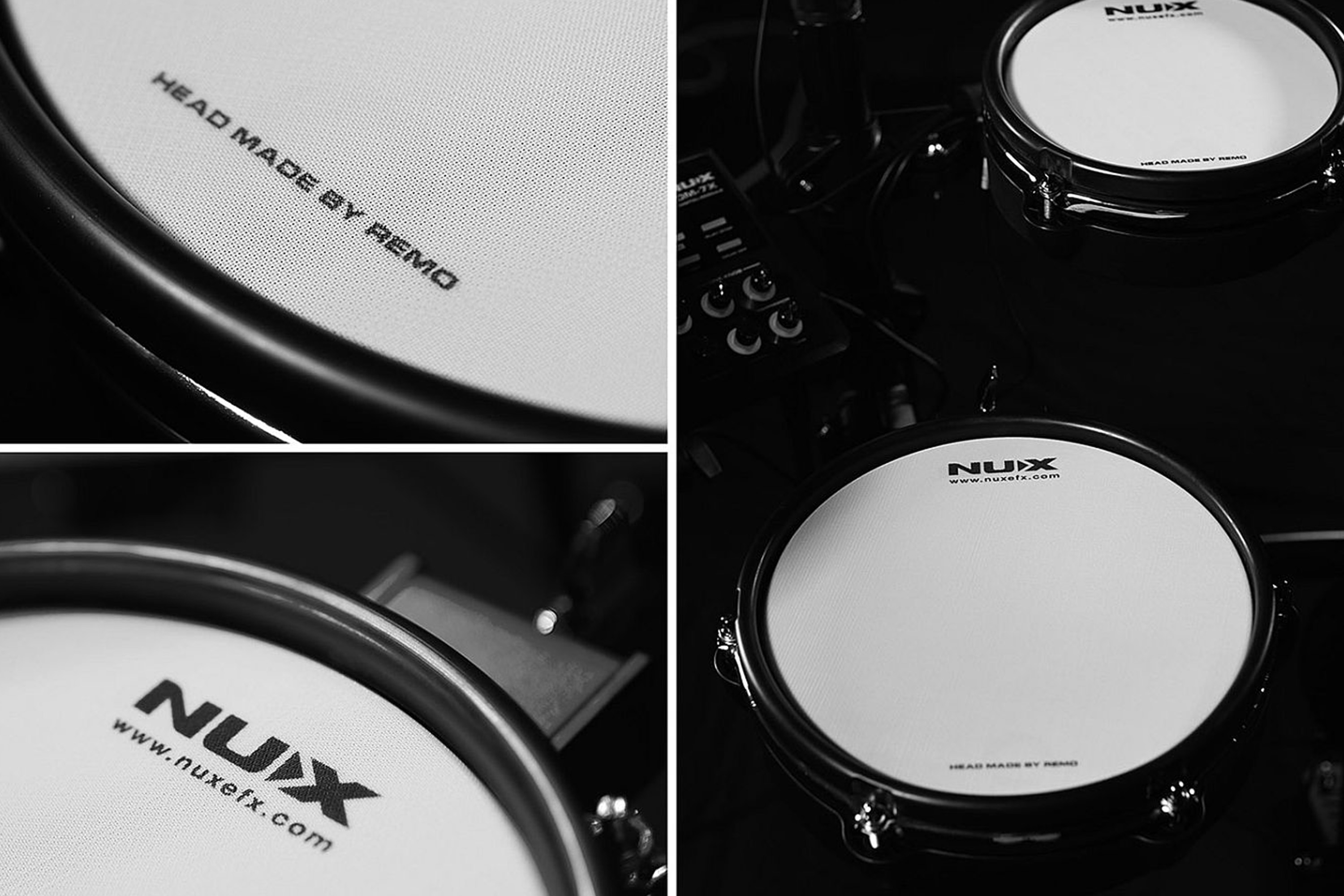 NUX DM-7X All Mesh Head Digital Drum Kit - 3 Years Warranty