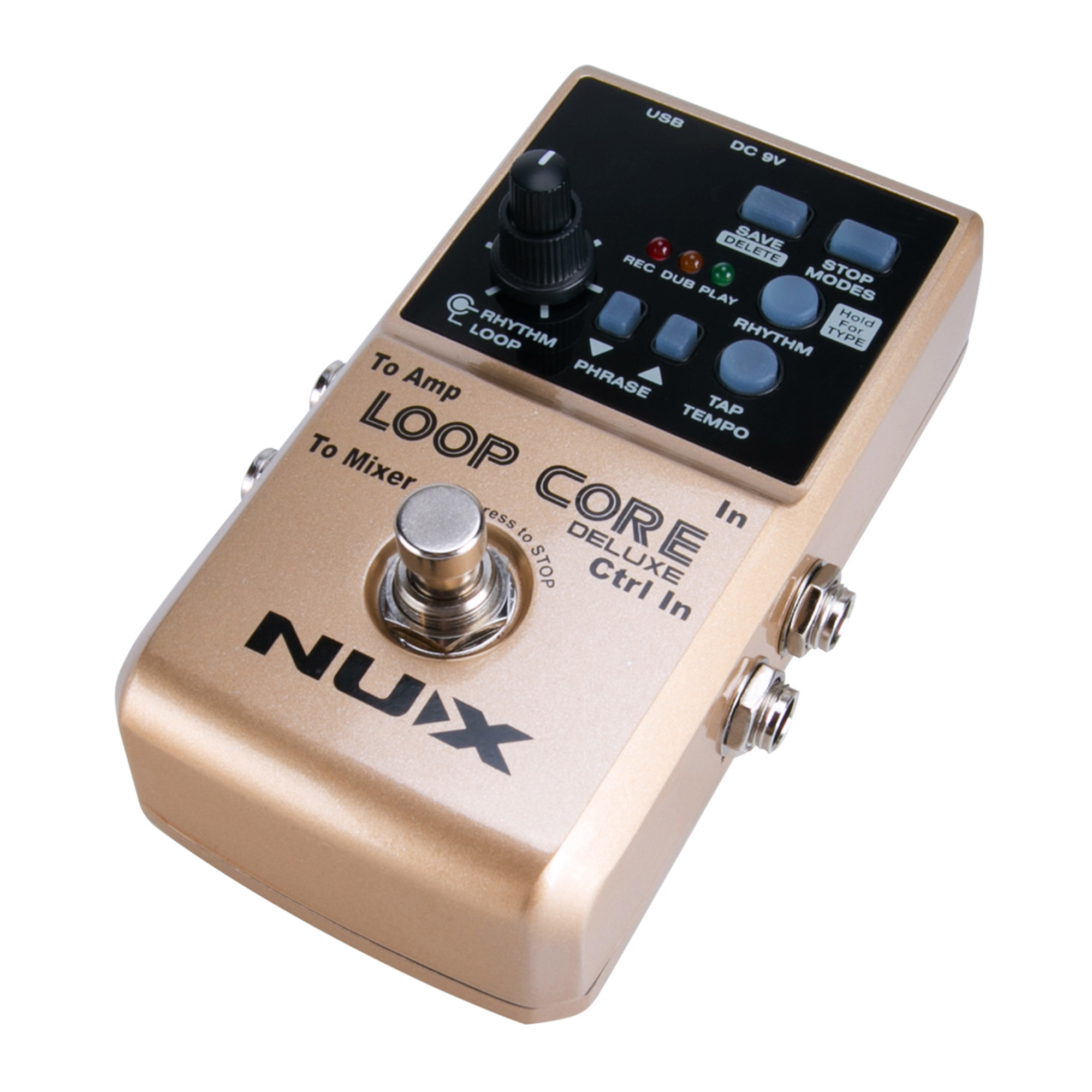 NUX LoopCoreDel-Bun Loop Core Deluxe Bundle Loop Pedal Effects - 3 Years Warranty
