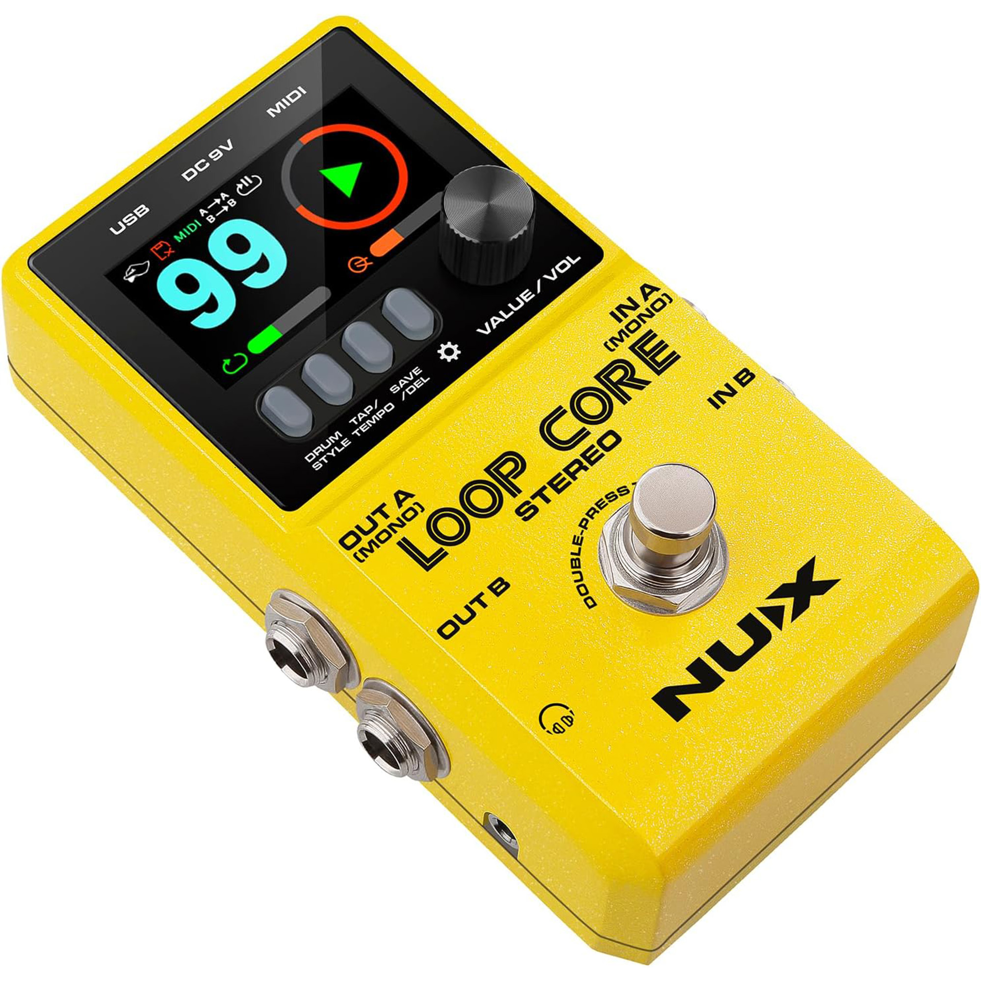 NUX Loop Core Stereo Loop Pedal Effects - 3 Years Warranty