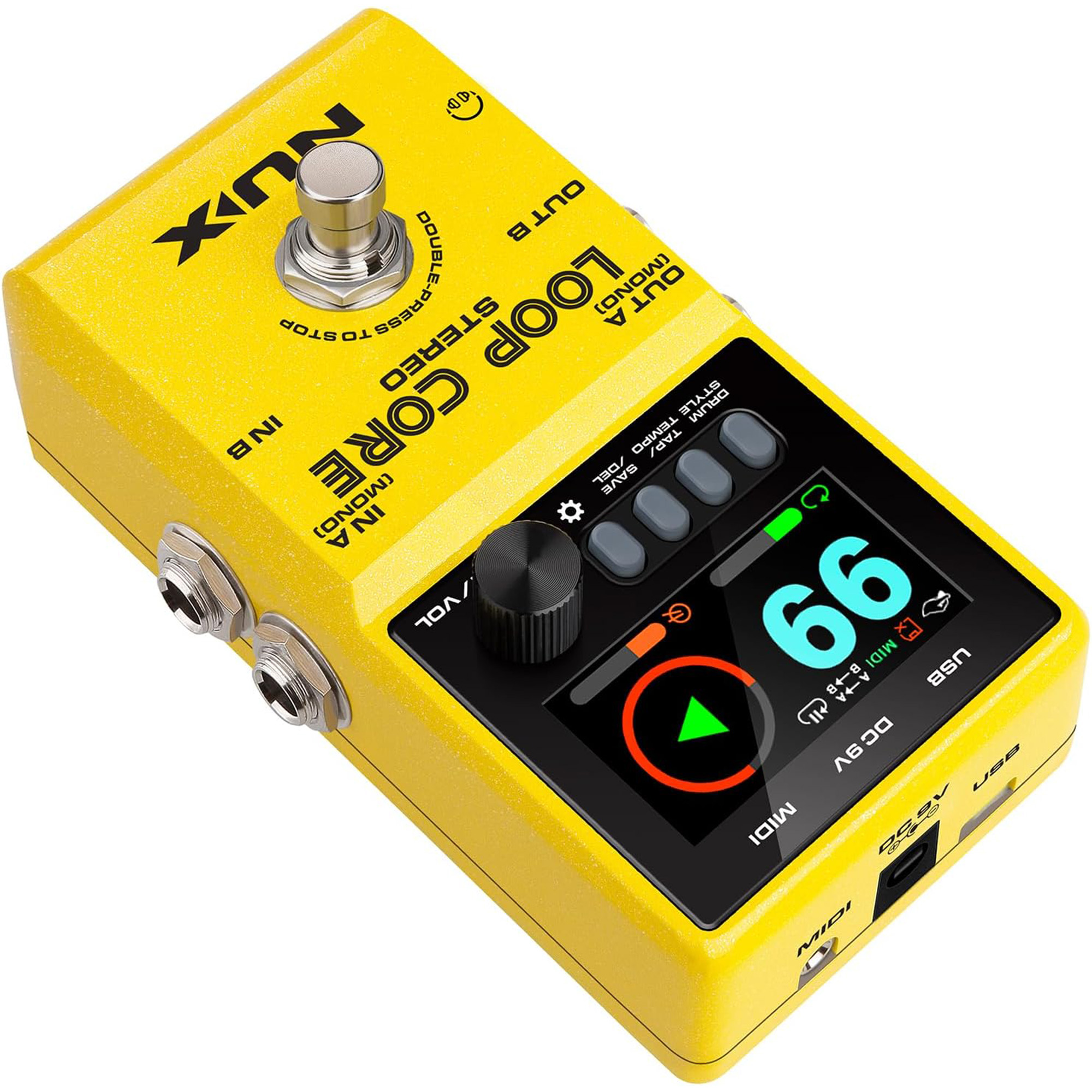 NUX Loop Core Stereo Loop Pedal Effects - 3 Years Warranty