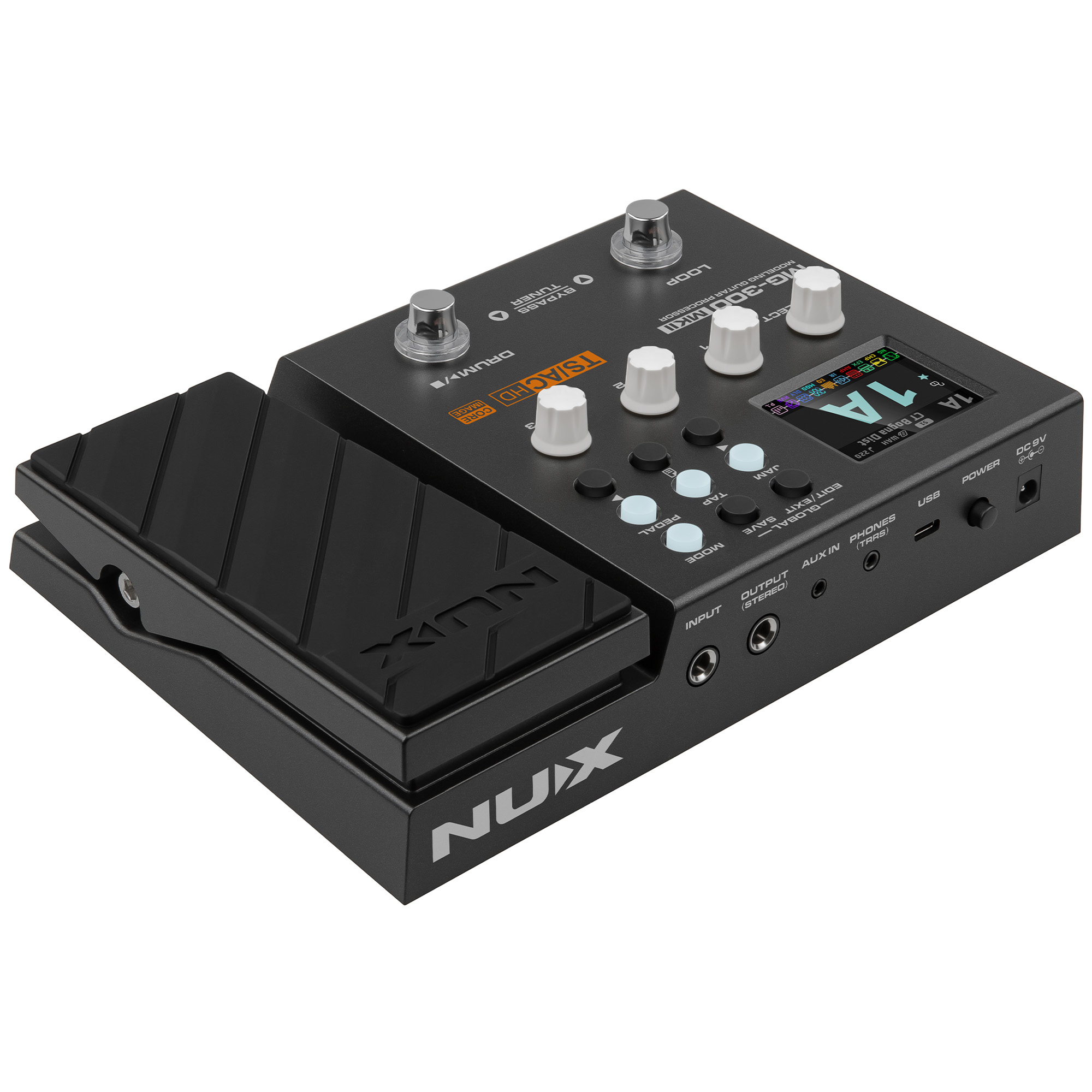 NUX MG-300 MKII Modelling Guitar Processor and Multi Effects - 3 Years Warranty
