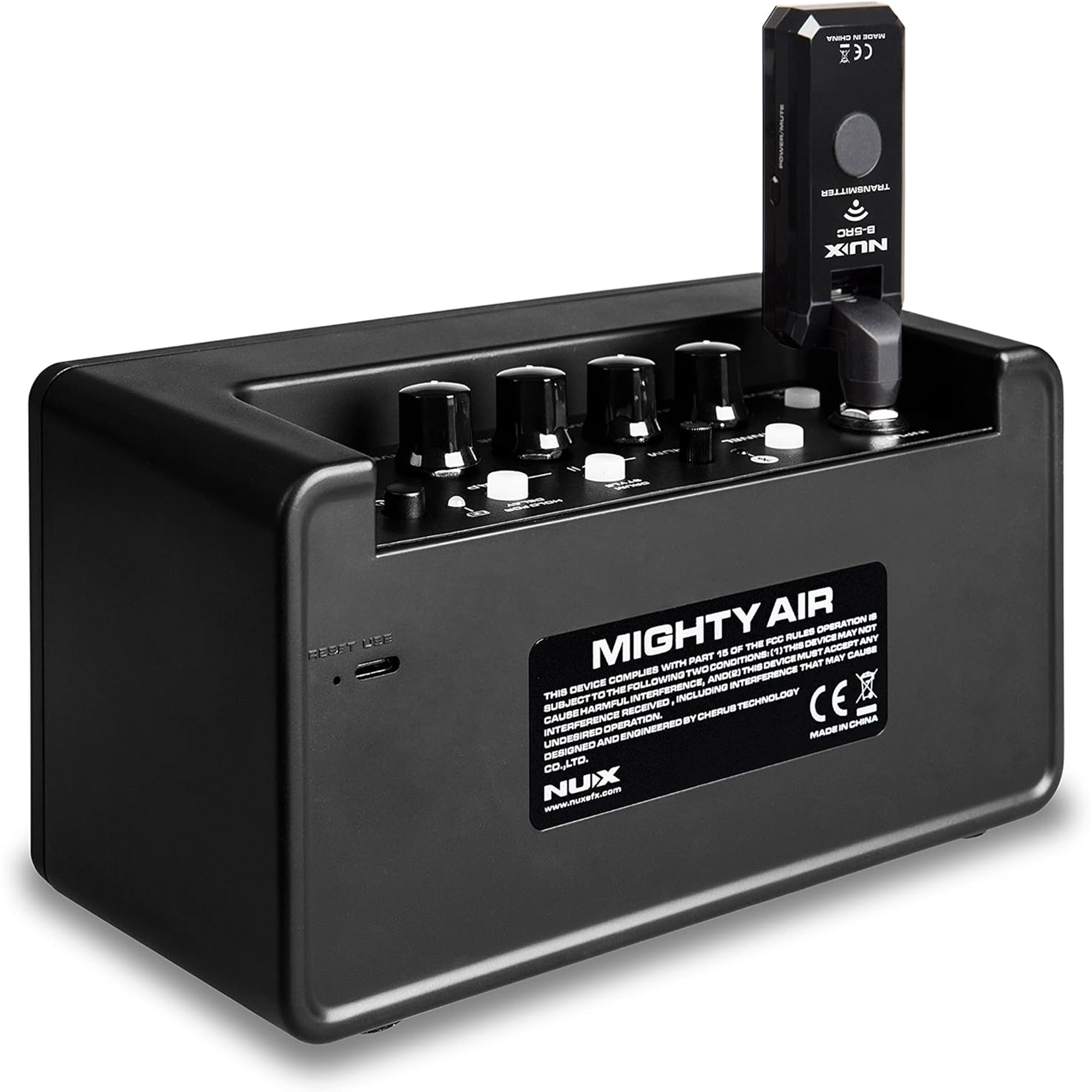 NUX Mighty Air Wireless Stereo Modelling Guitar/Bass Amplifier with Bluetooth - 3 Years Warranty