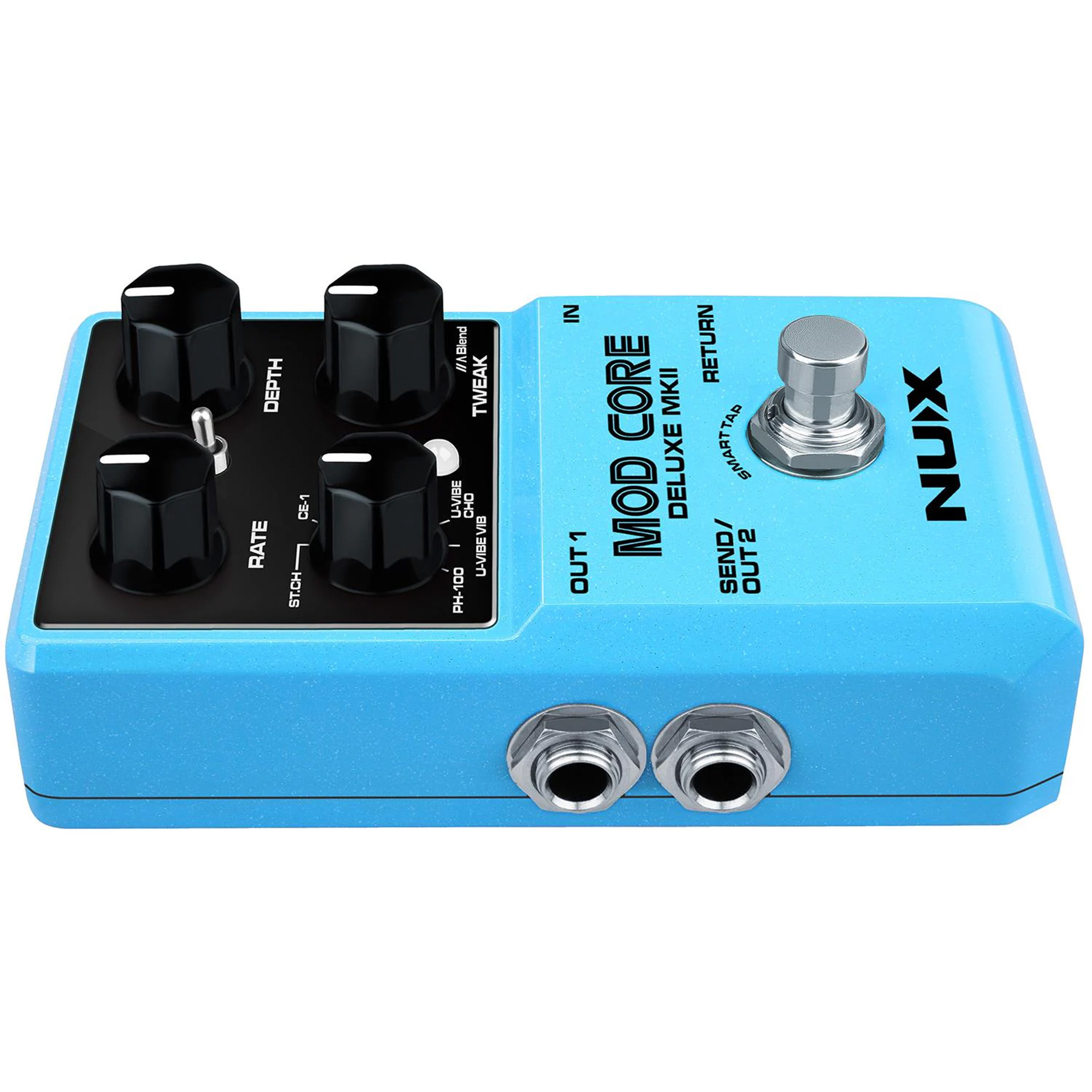 NUX Mod Core Deluxe MKII Modulation Pedal Effects - 3 Years Warranty