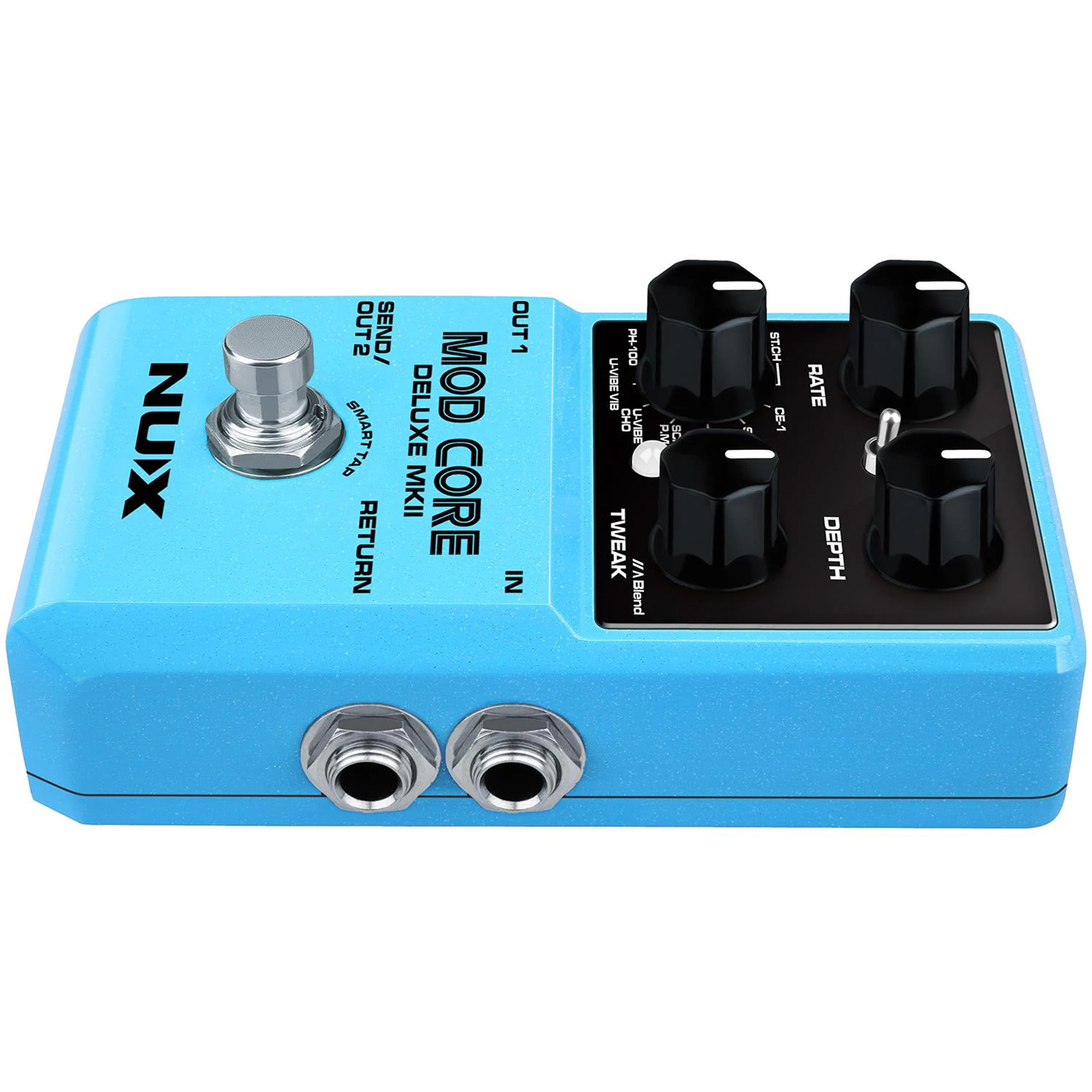 NUX Mod Core Deluxe MKII Modulation Pedal Effects - 3 Years Warranty