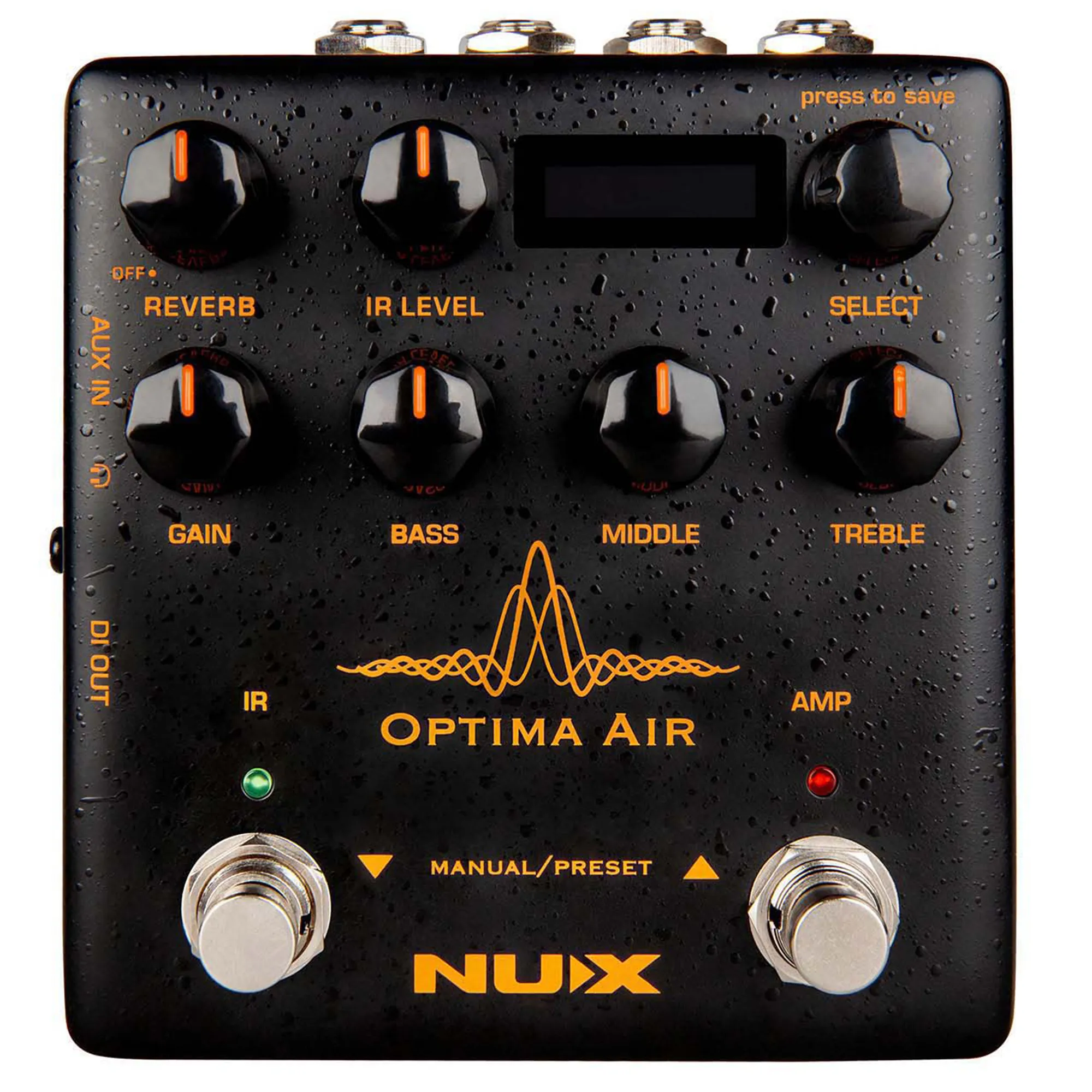 NUX NAI-5 Optima Air Acoustic Guitar IR Profile - Black - 3 Years Warranty