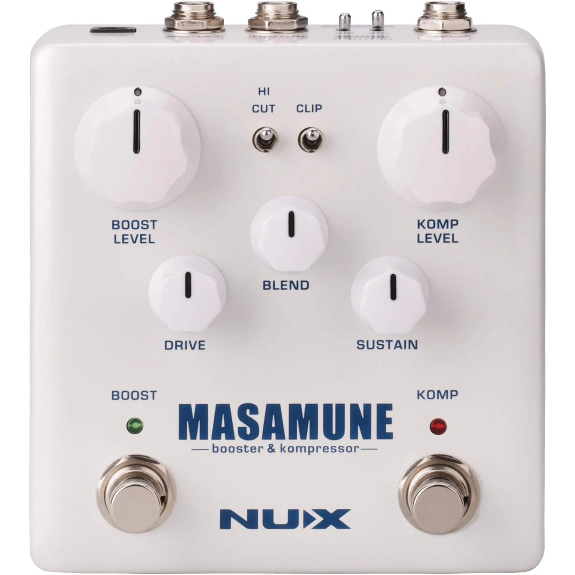 NUX NBK-5 Masamune Boost & Compressor Pedal Effects - 3 Years Warranty