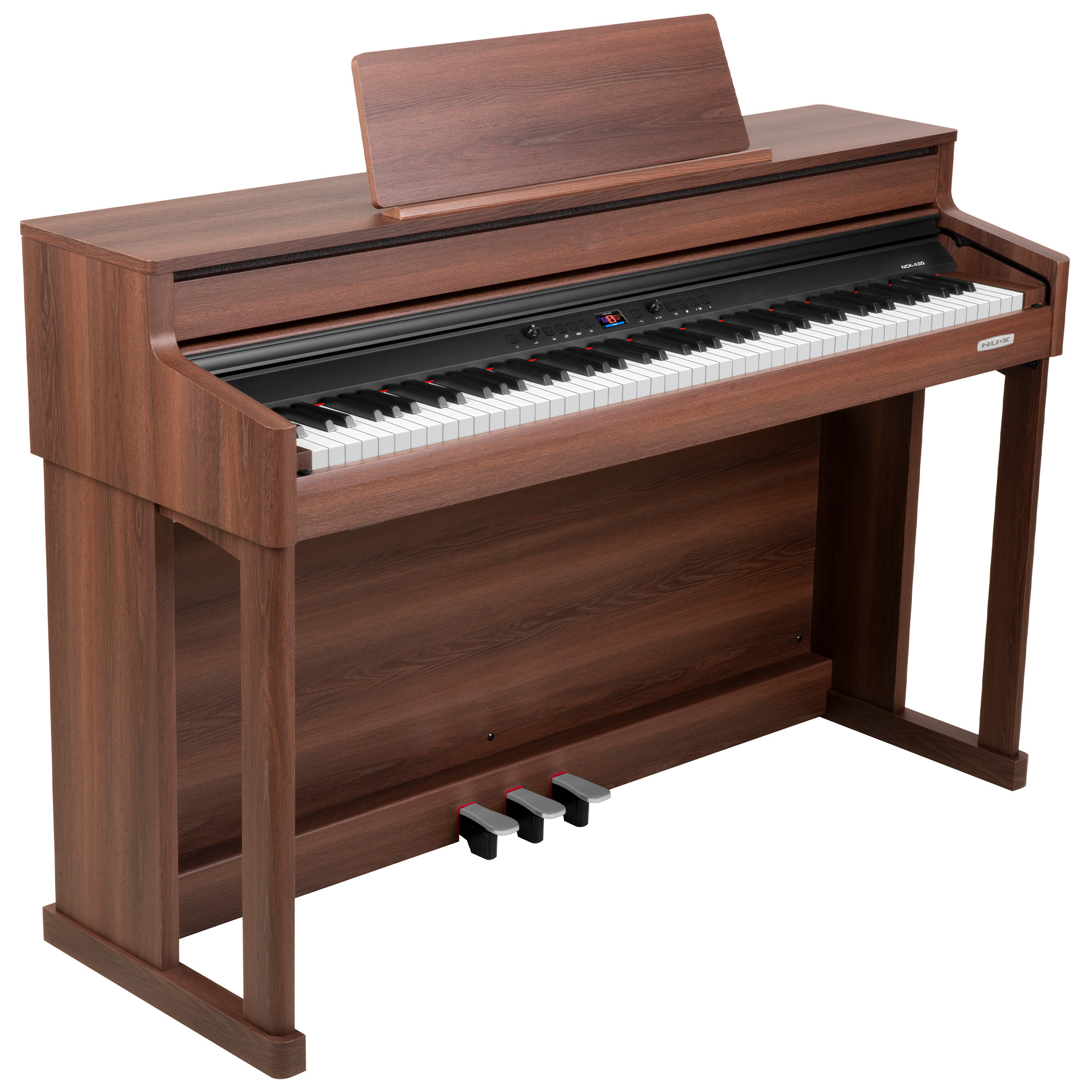 NUX NCK-430 Digital Piano Walnut - 3 Years Warranty