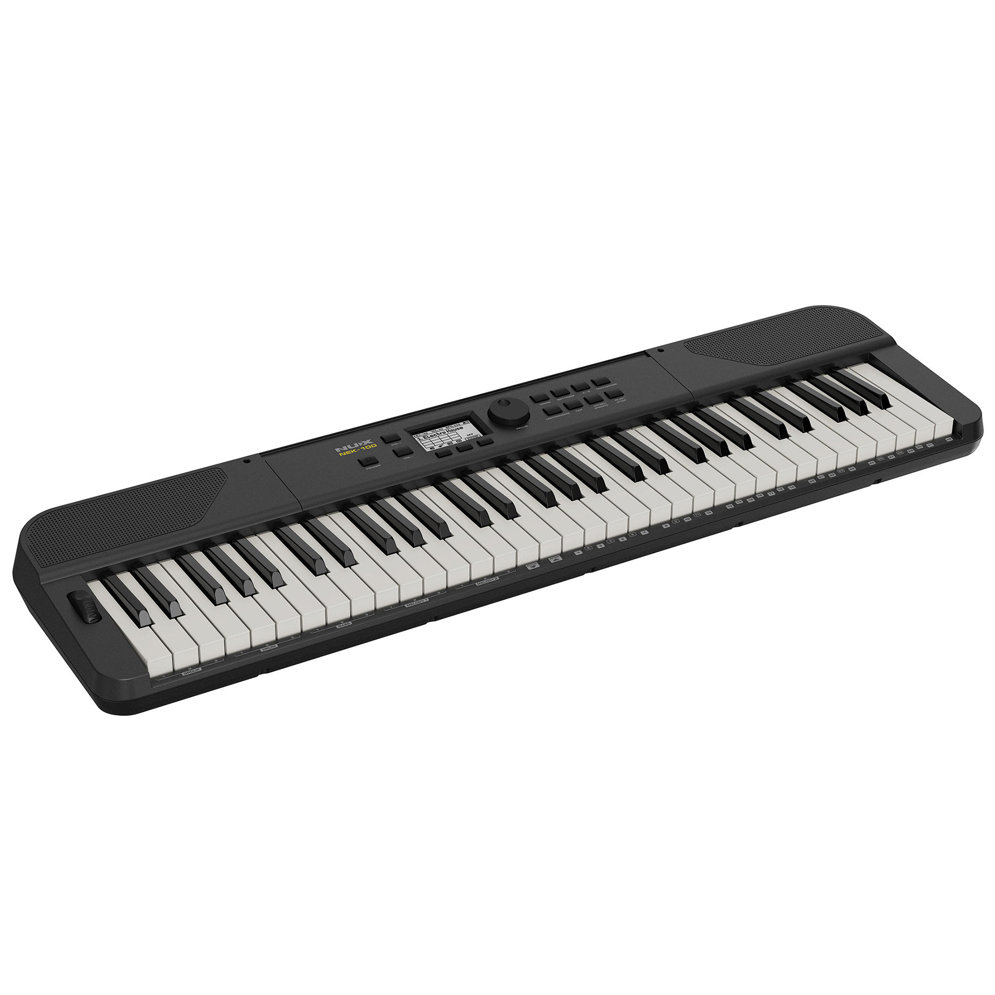 NUX NEK-100 61 Key Portable Keyboard - 3 Years Warranty