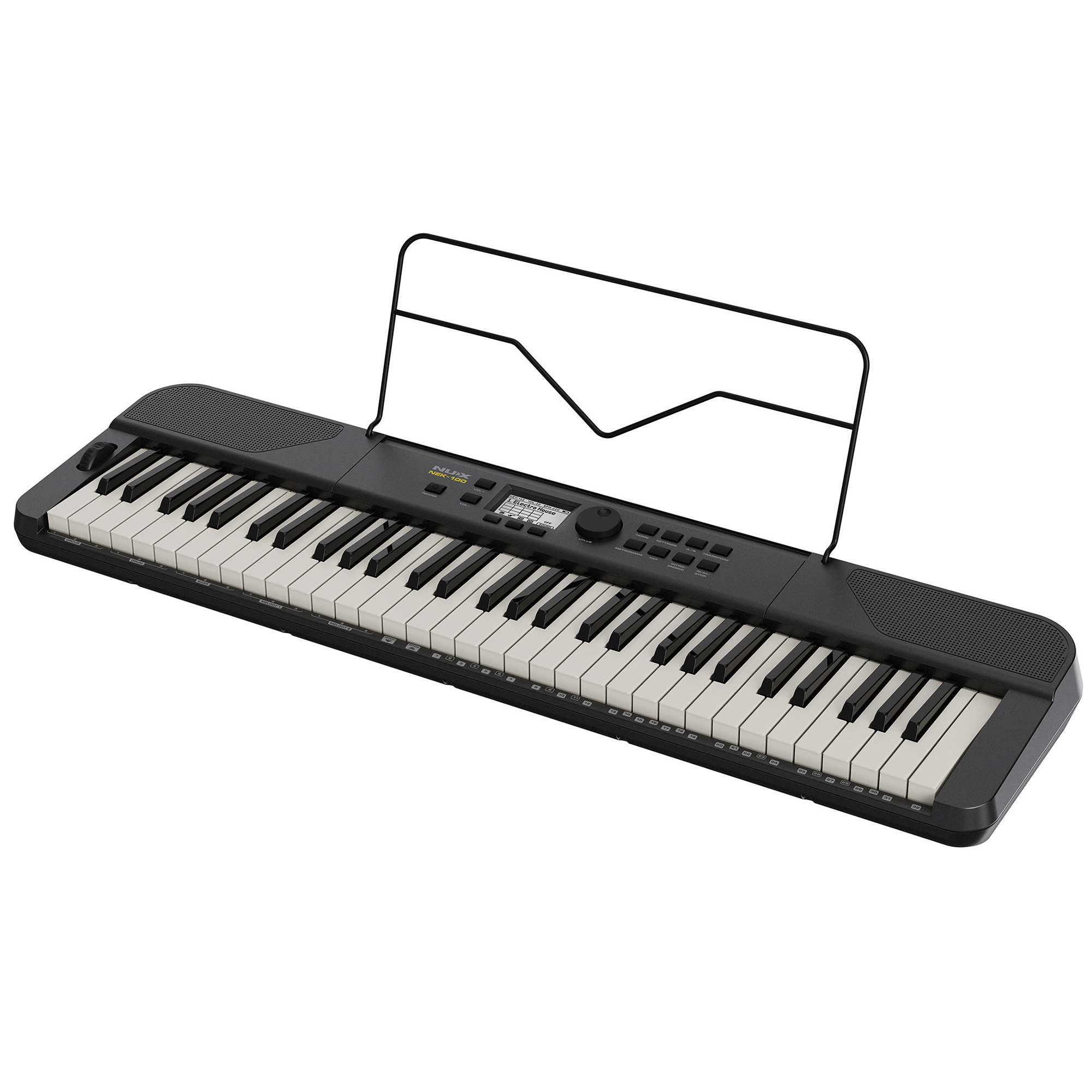 NUX NEK-100 61 Key Portable Keyboard - 3 Years Warranty