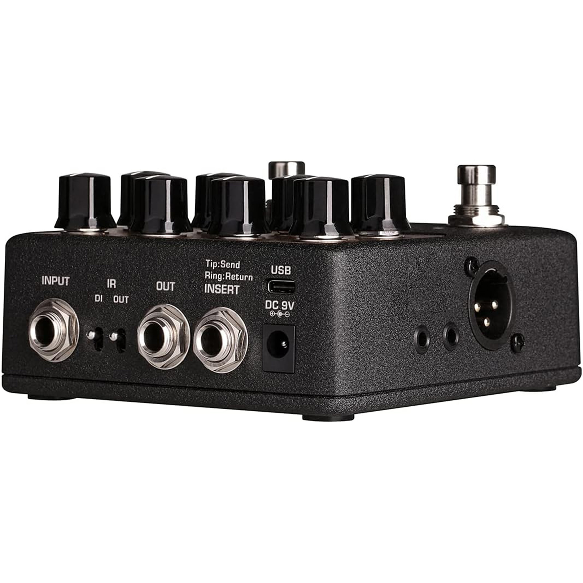 NUX NGS-6 Amp Academy World Class Stomp-Box Amp Modeler - Black - 3 Years Warranty