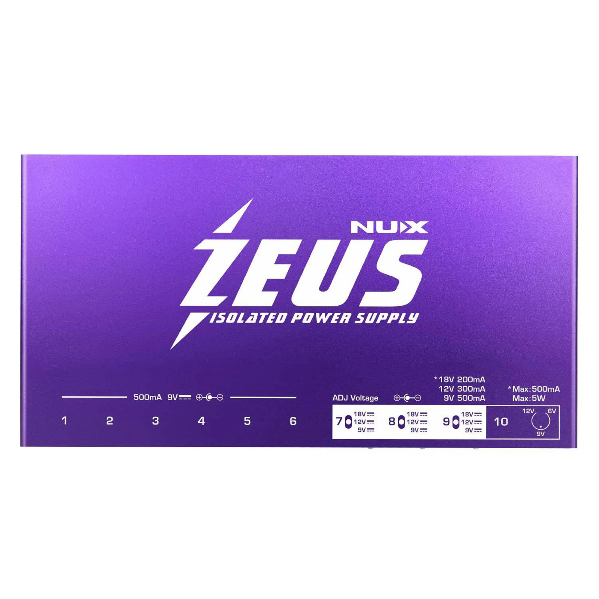 NUX NIP-Z10 Zeus Isolated Power Supply - 3 Years Warranty