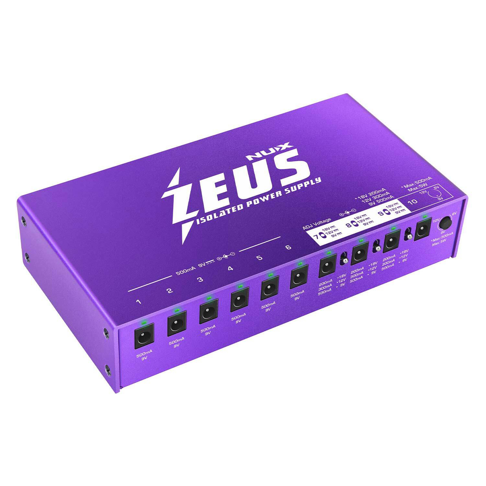 NUX NIP-Z10 Zeus Isolated Power Supply - 3 Years Warranty